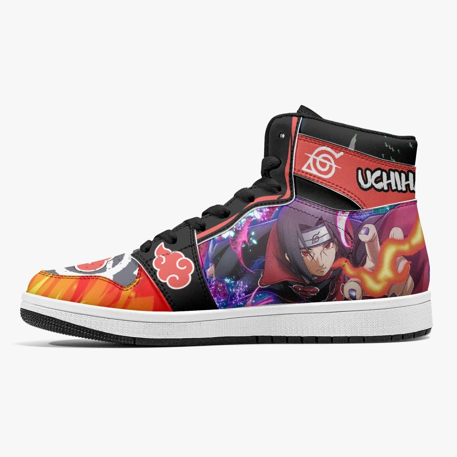 Uchiha Itachi Akatsuki Naruto Shippuden Mid 1 Basketball Shoes
