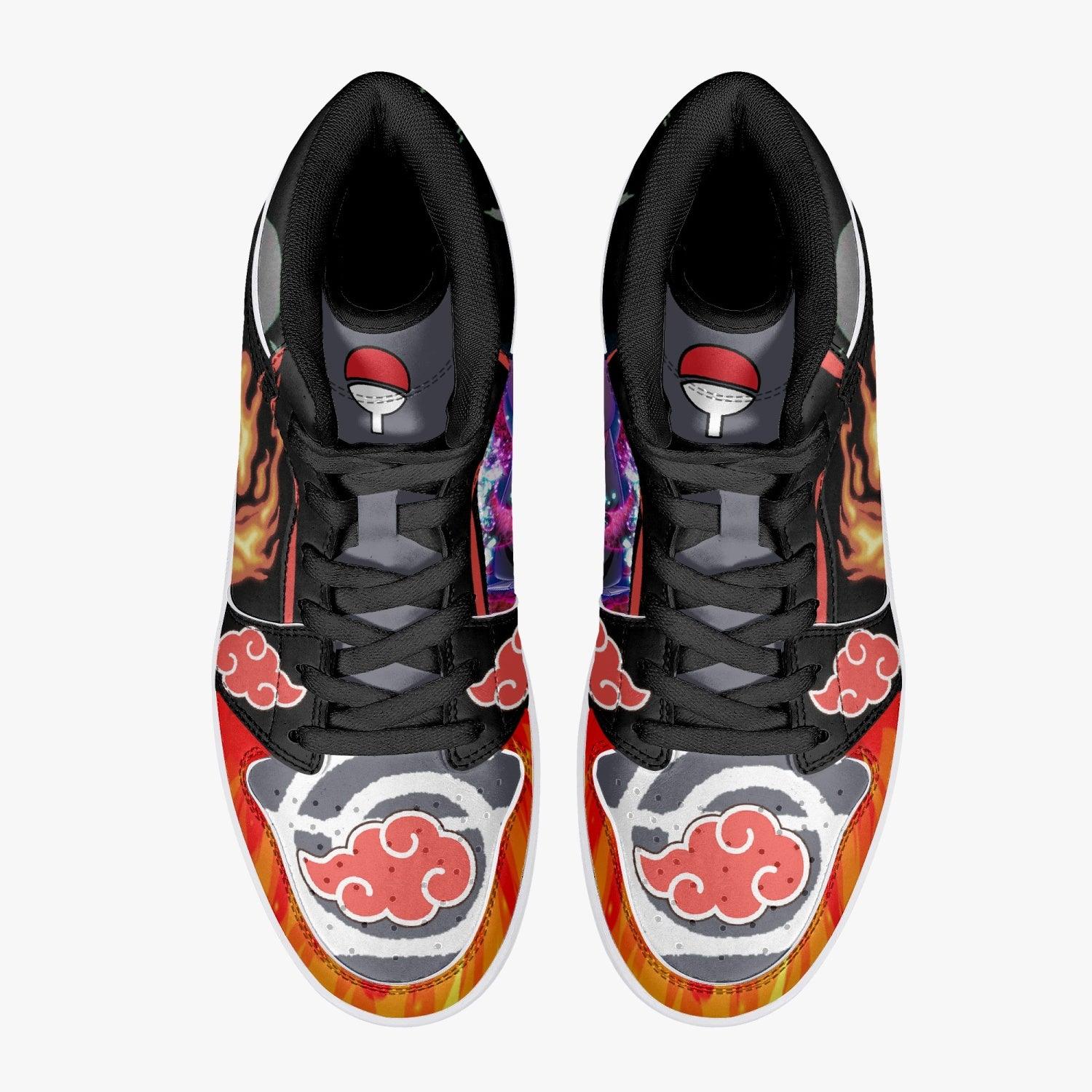 Uchiha Itachi Akatsuki Naruto Shippuden Mid 1 Basketball Shoes