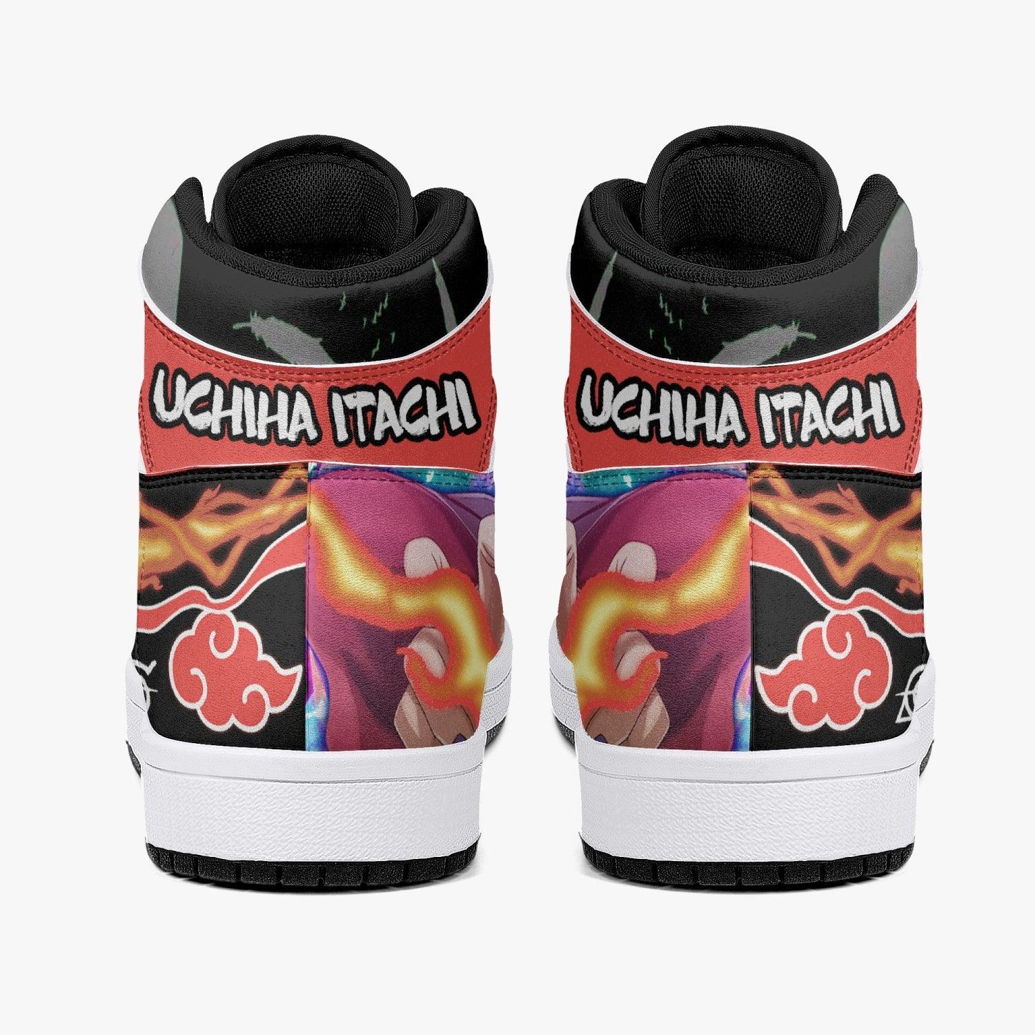 Uchiha Itachi Akatsuki Naruto Shippuden Mid 1 Basketball Shoes
