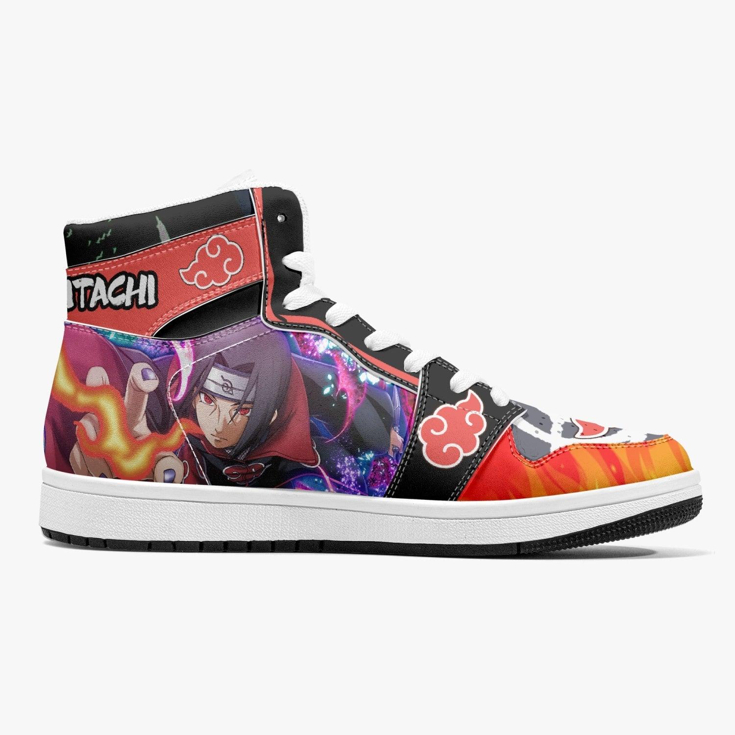 Uchiha Itachi Akatsuki Naruto Shippuden Mid 1 Basketball Shoes