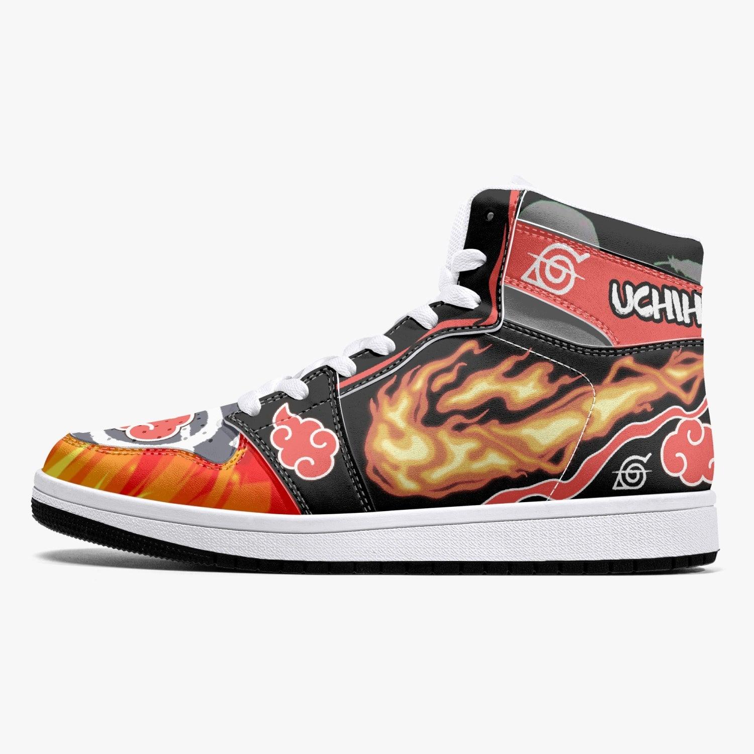 Uchiha Itachi Akatsuki Naruto Shippuden Mid 1 Basketball Shoes