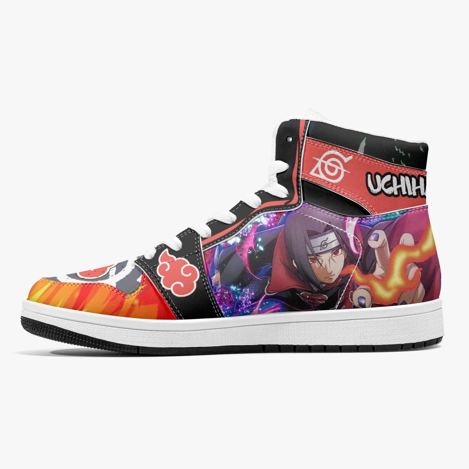 Uchiha Itachi Akatsuki Naruto Shippuden Mid 1 Basketball Shoes