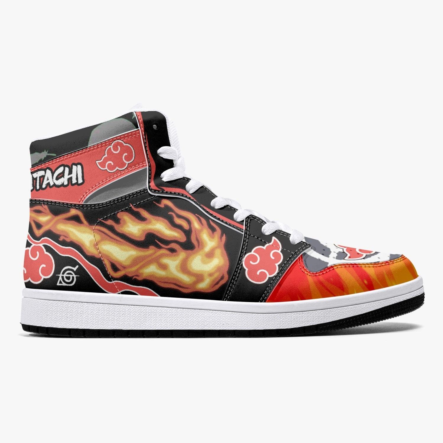 Uchiha Itachi Akatsuki Naruto Shippuden Mid 1 Basketball Shoes