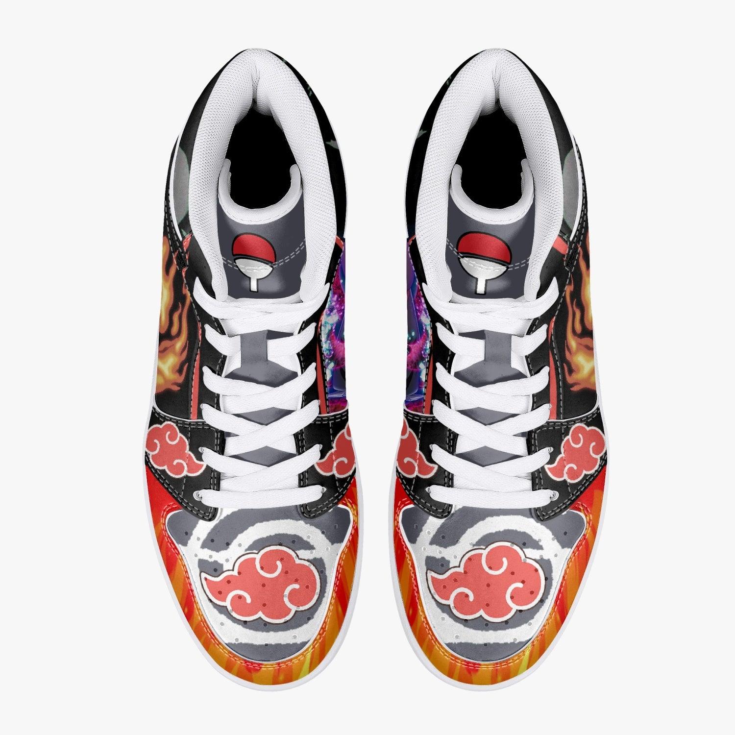 Uchiha Itachi Akatsuki Naruto Shippuden Mid 1 Basketball Shoes