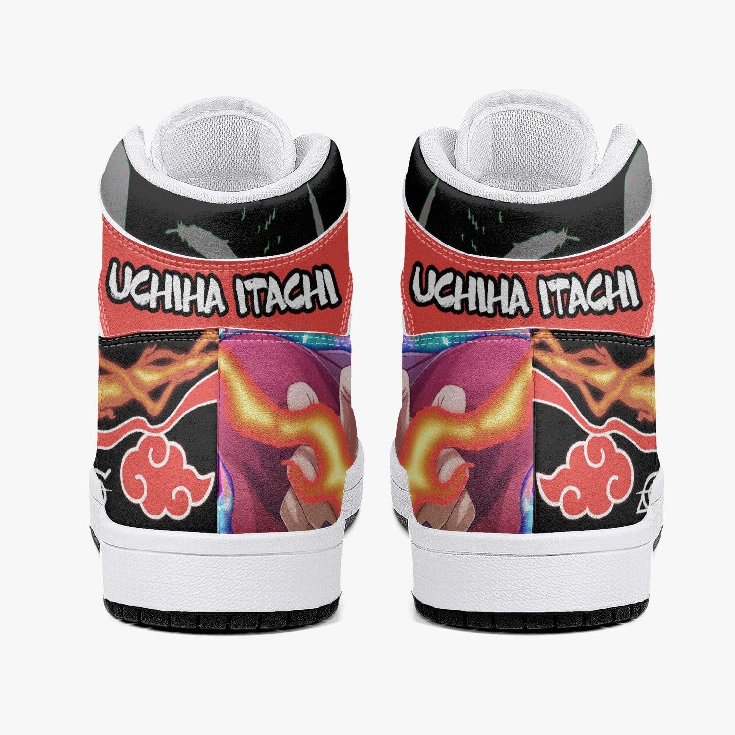 Uchiha Itachi Akatsuki Naruto Shippuden Mid 1 Basketball Shoes