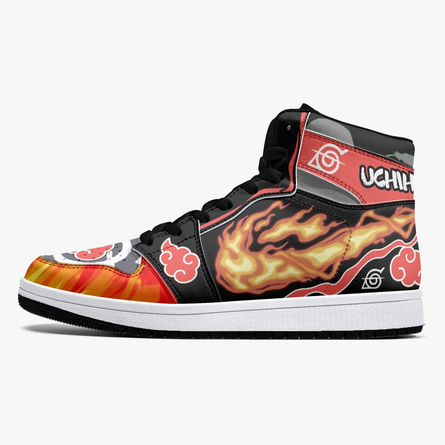 Uchiha Itachi Akatsuki Naruto Shippuden Mid 1 Basketball Shoes