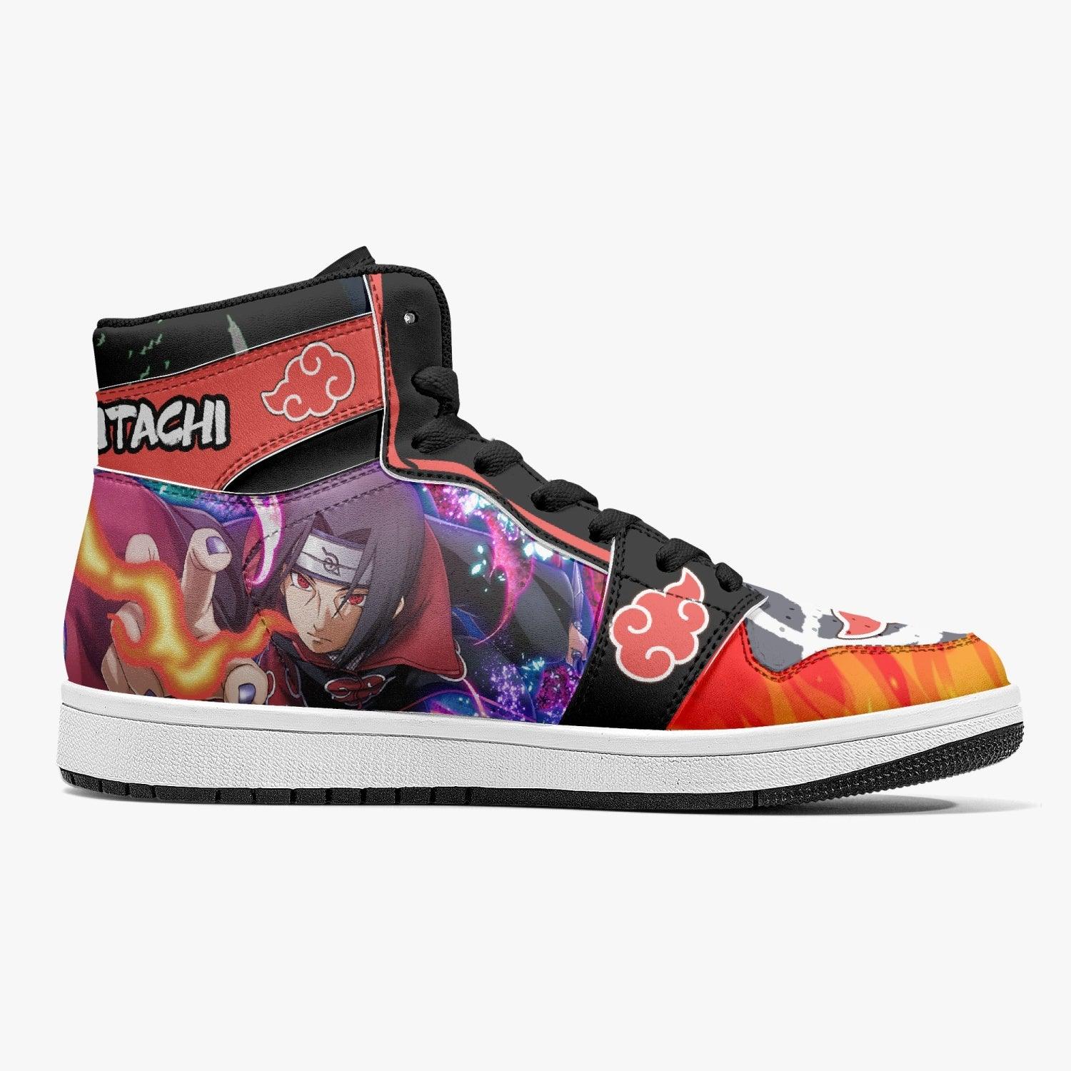 Uchiha Itachi Akatsuki Naruto Shippuden Mid 1 Basketball Shoes
