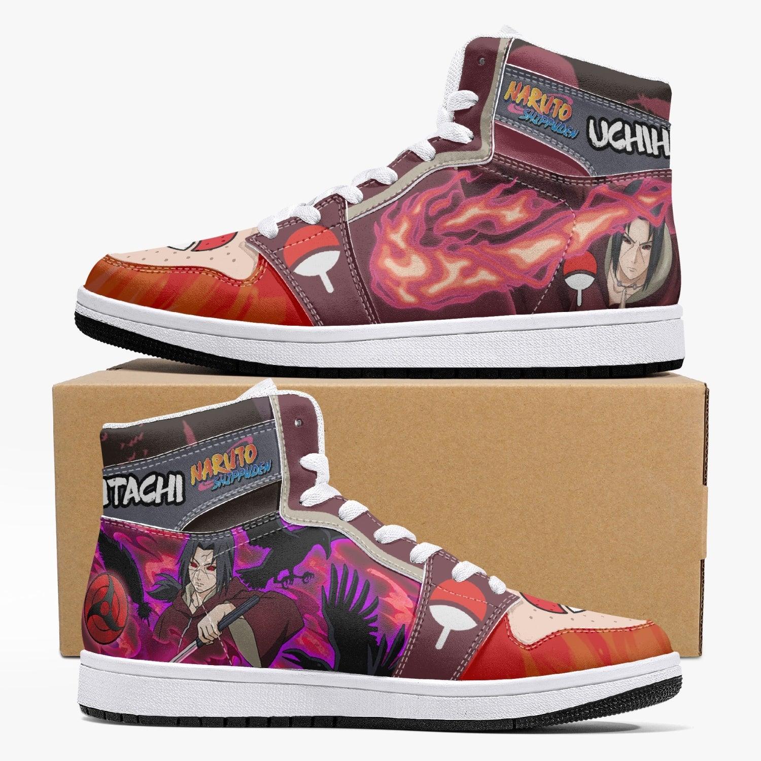 Uchiha Itachi Edo Tensei Naruto Shippuden Mid 1 Basketball Shoes