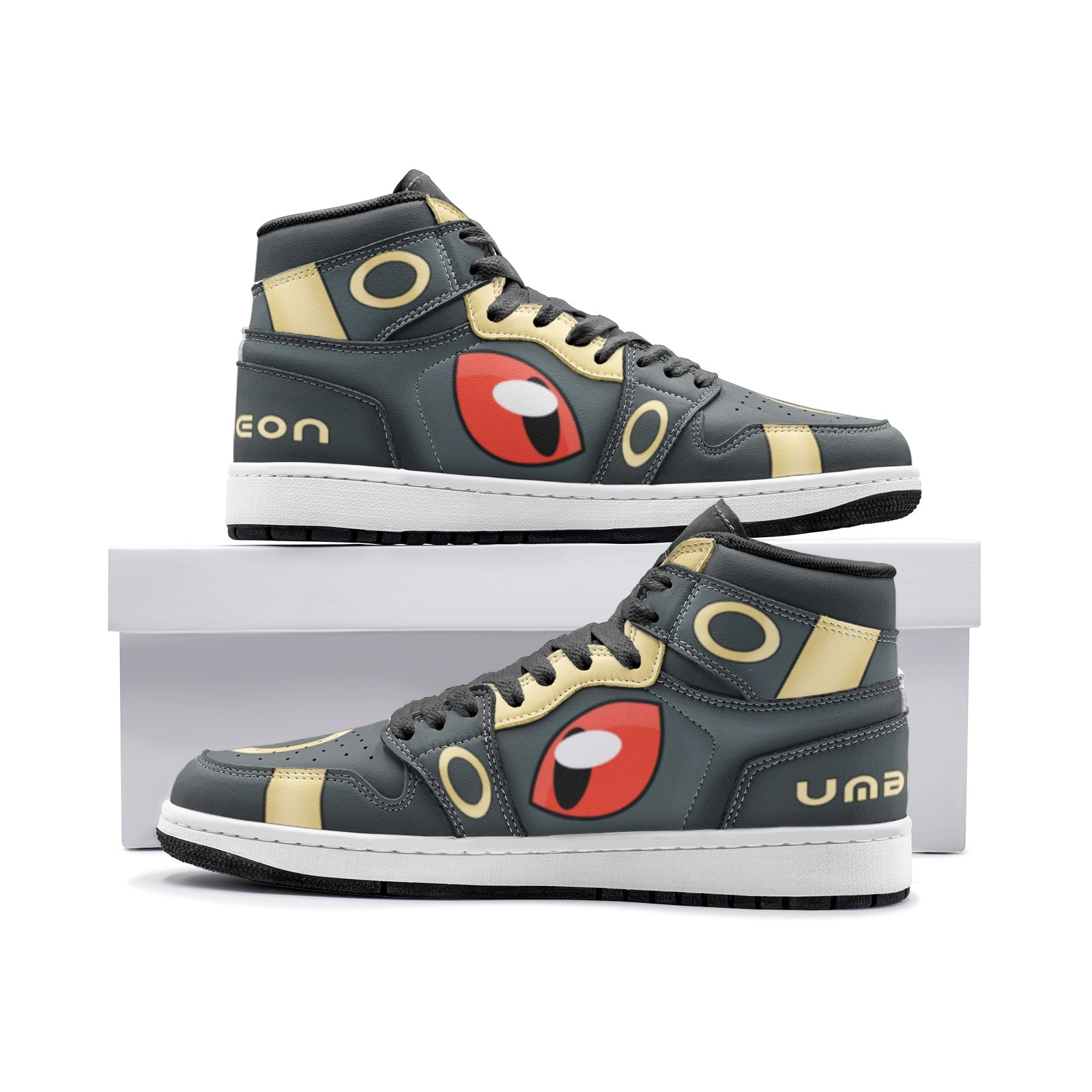 Umbreon V1 Pokemon Mid 1 Basketball Shoes