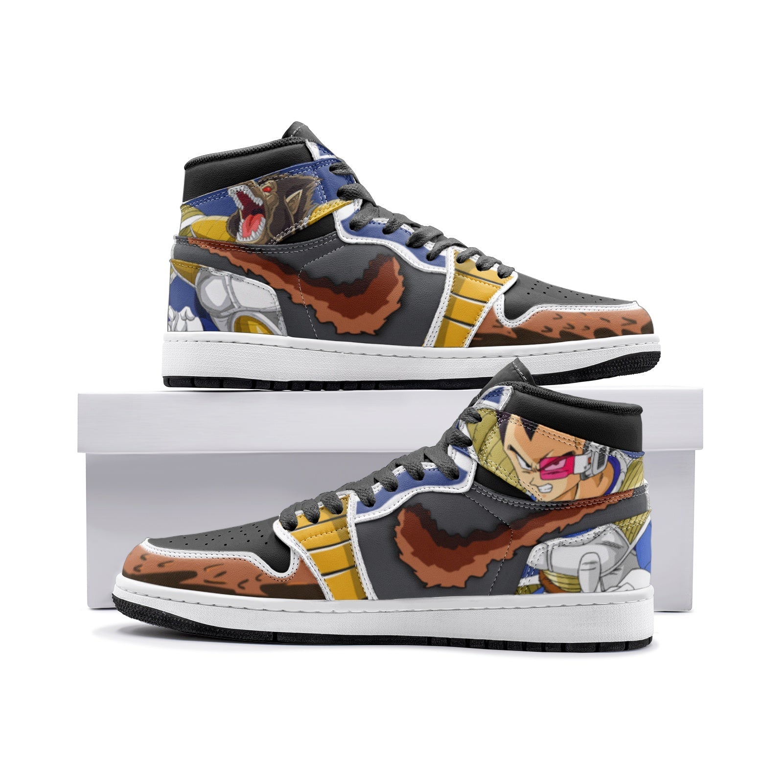 Vegeta and Great Ape Dragon Ball Z V2 Mid 1 Basketball Shoes