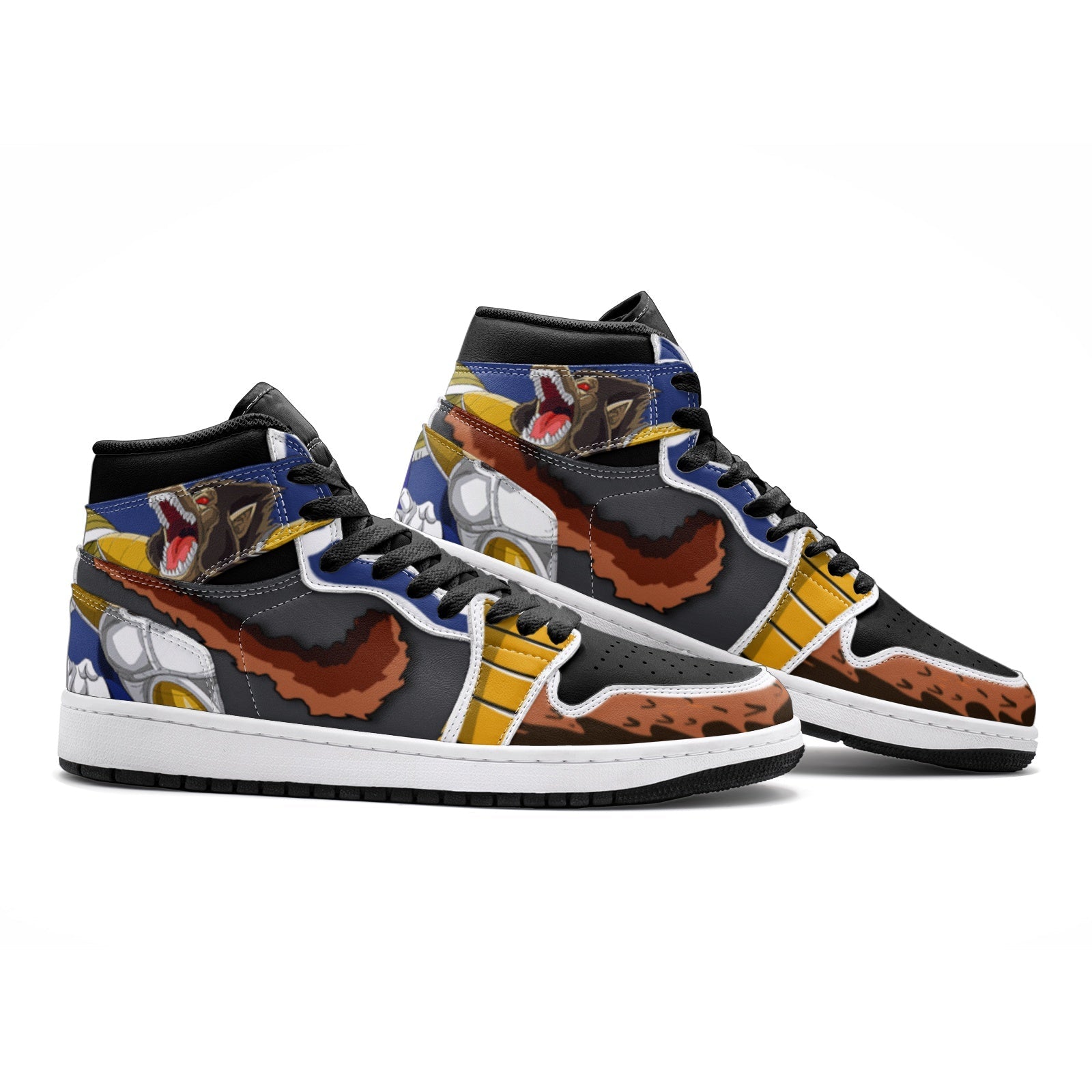 Vegeta and Great Ape Dragon Ball Z V2 Mid 1 Basketball Shoes