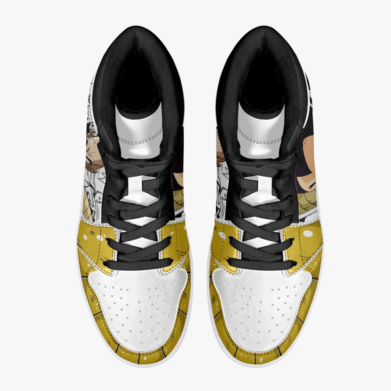 Vegeta and Nappa Dragon Ball Z Mid 1 Basketball Shoes