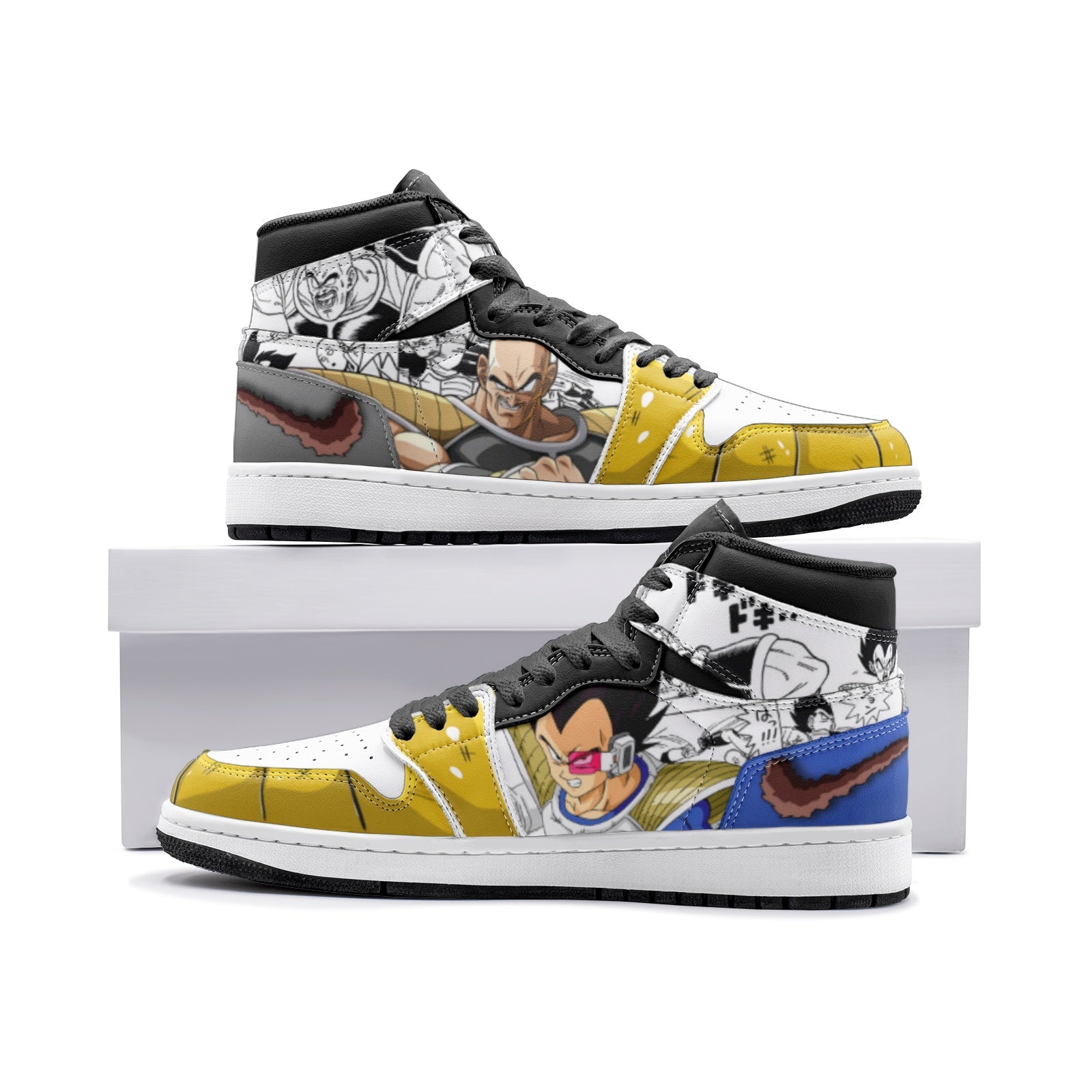 Vegeta and Nappa Dragon Ball Z V2 Mid 1 Basketball Shoes
