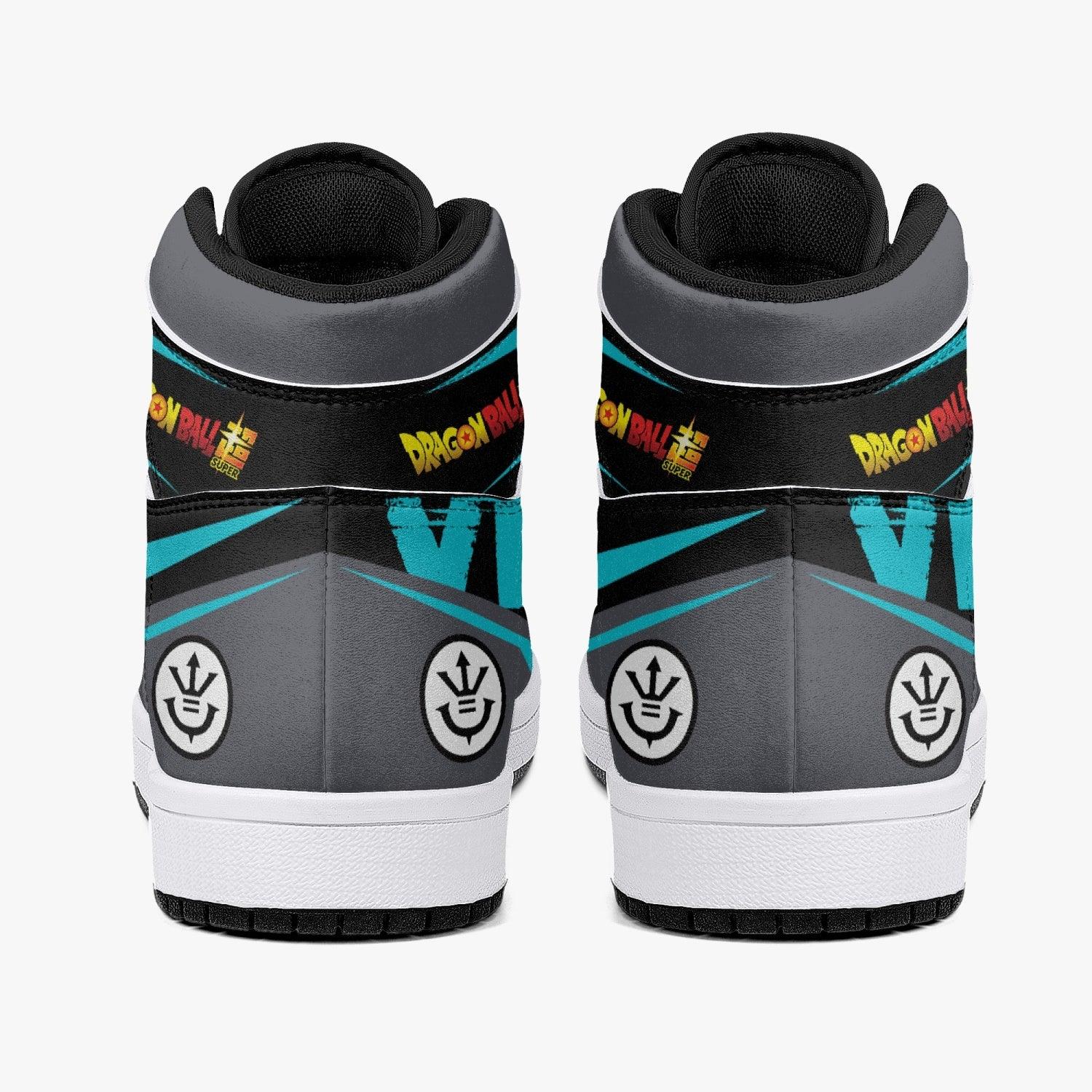 Vegeta Super Saiyan Blue Dragon Ball Z Mid 1 Basketball Shoes