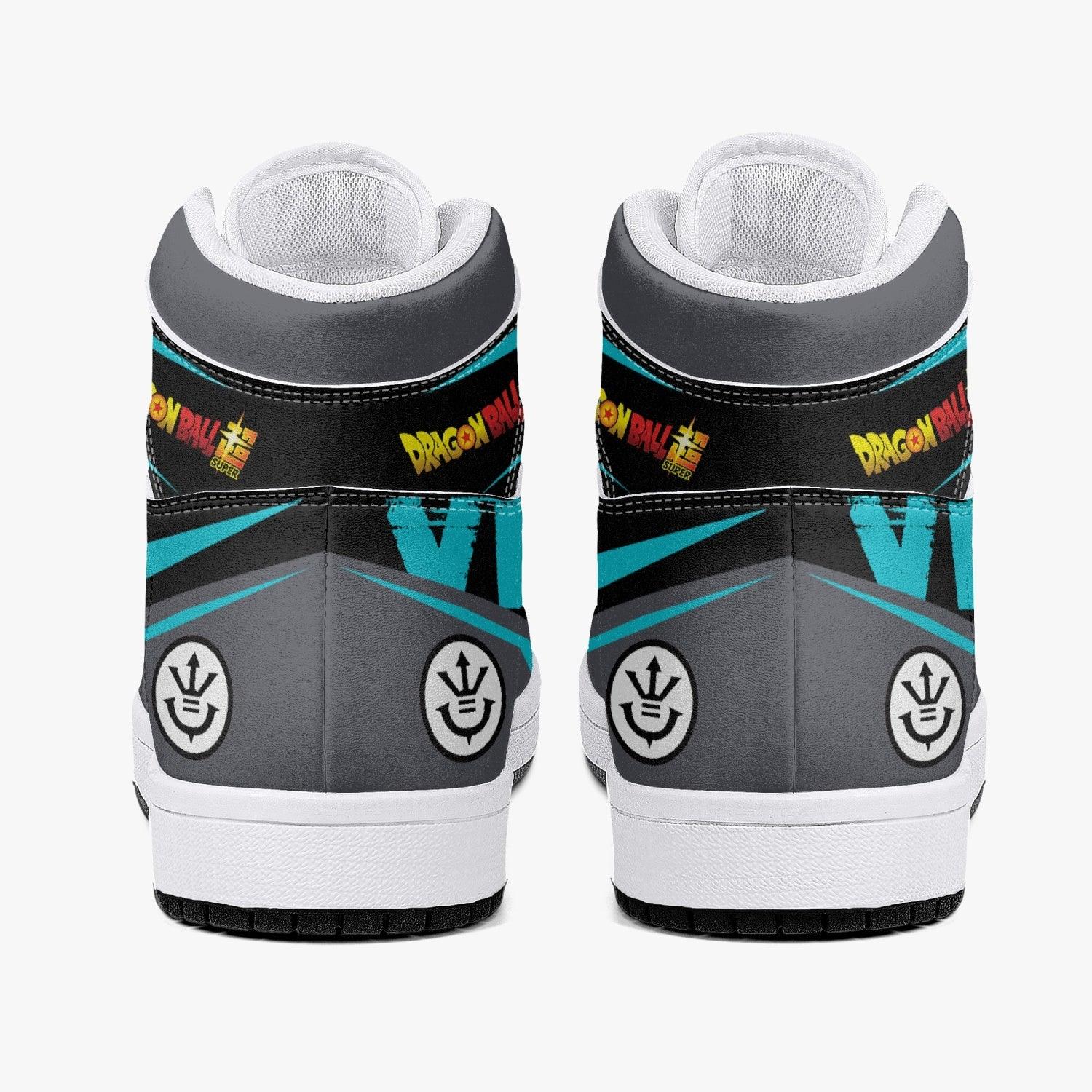 Vegeta Super Saiyan Blue Dragon Ball Z Mid 1 Basketball Shoes