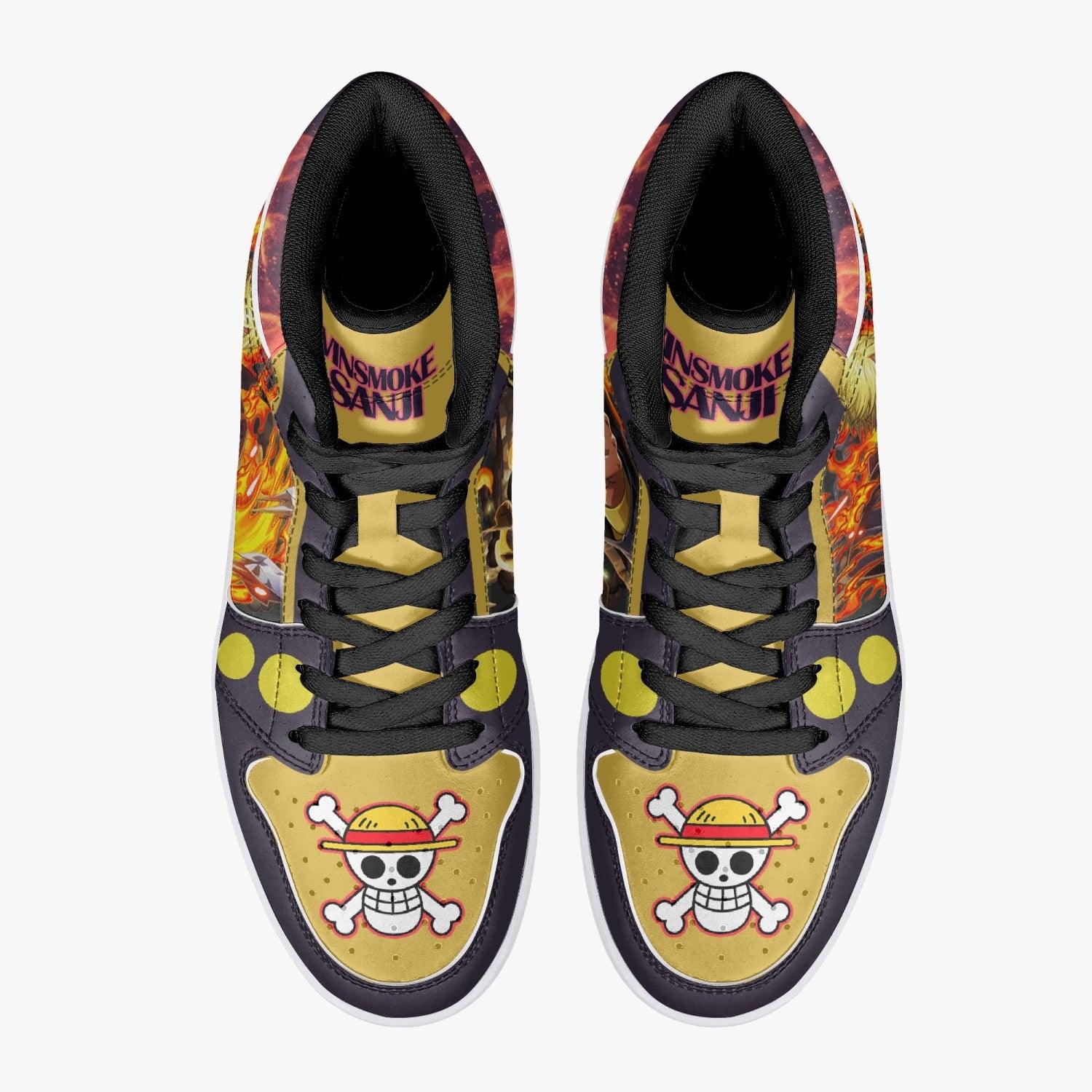 Vinsmoke Sanji Timeskip One Piece Mid 1 Basketball Shoes
