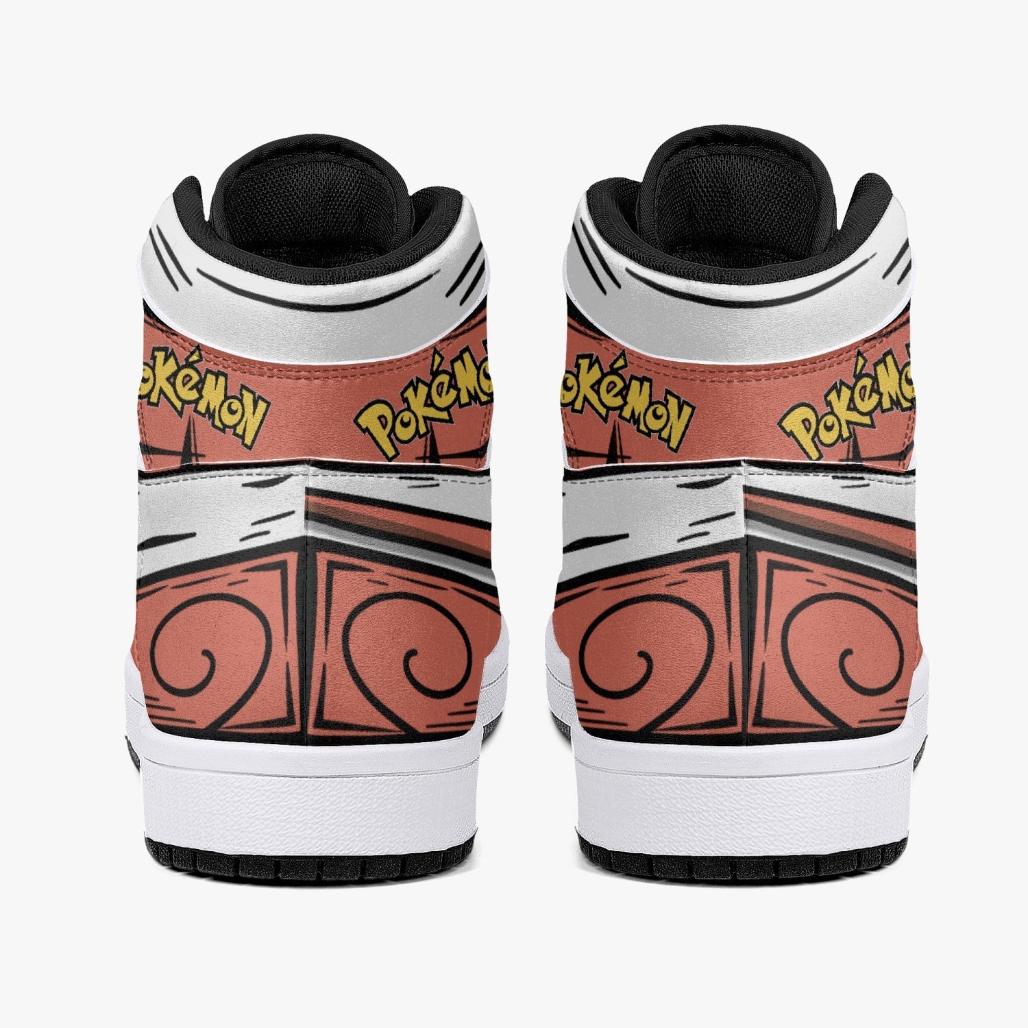Vulpix Pokemon Mid 1 Basketball Shoes