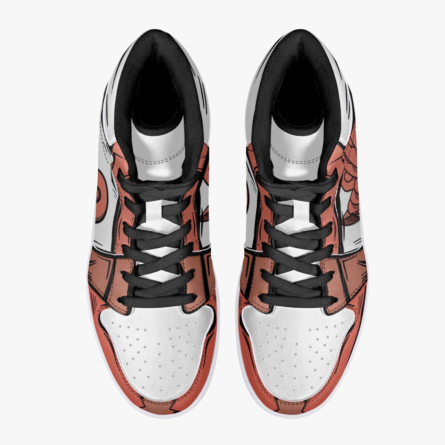 Vulpix Pokemon Mid 1 Basketball Shoes