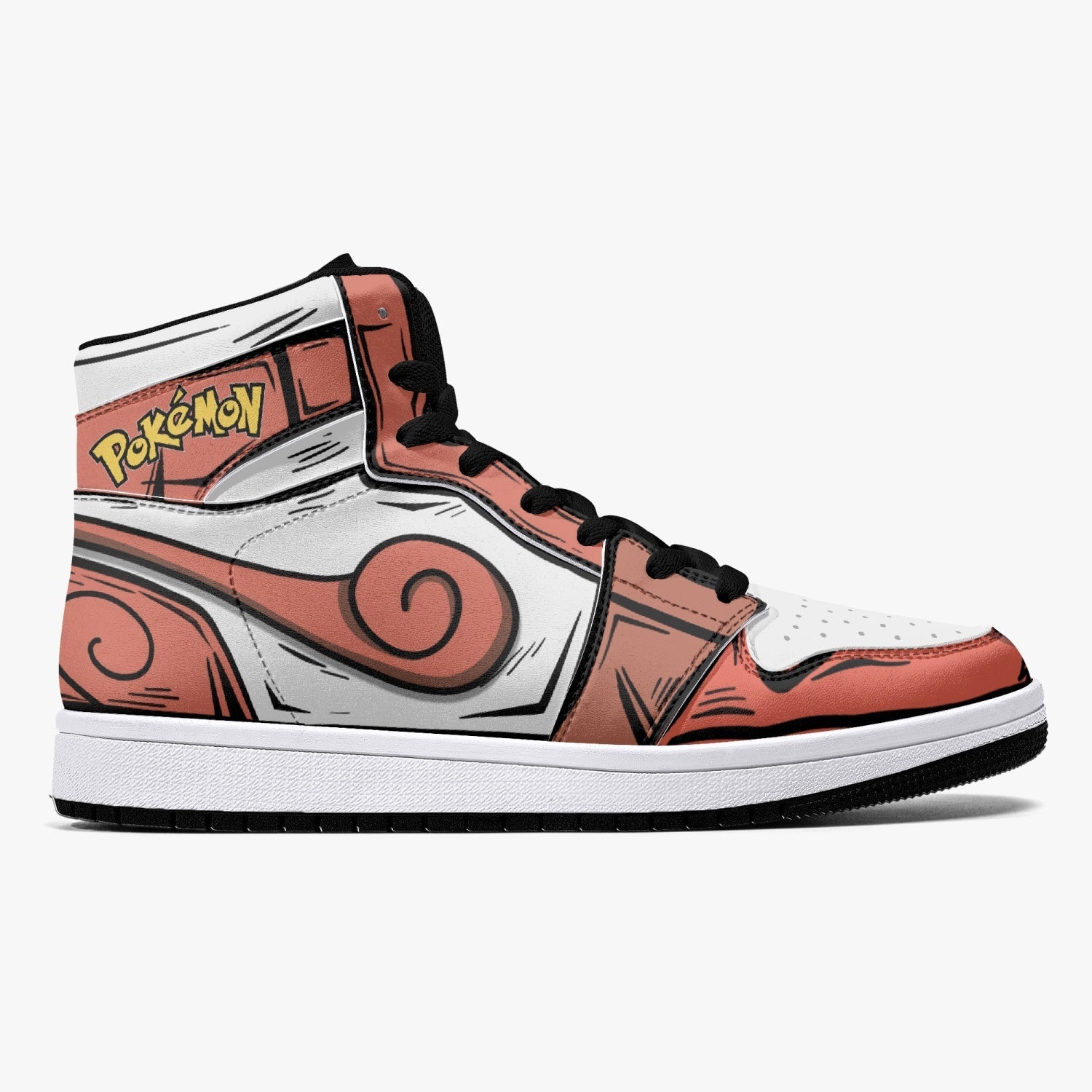 Vulpix Pokemon Mid 1 Basketball Shoes