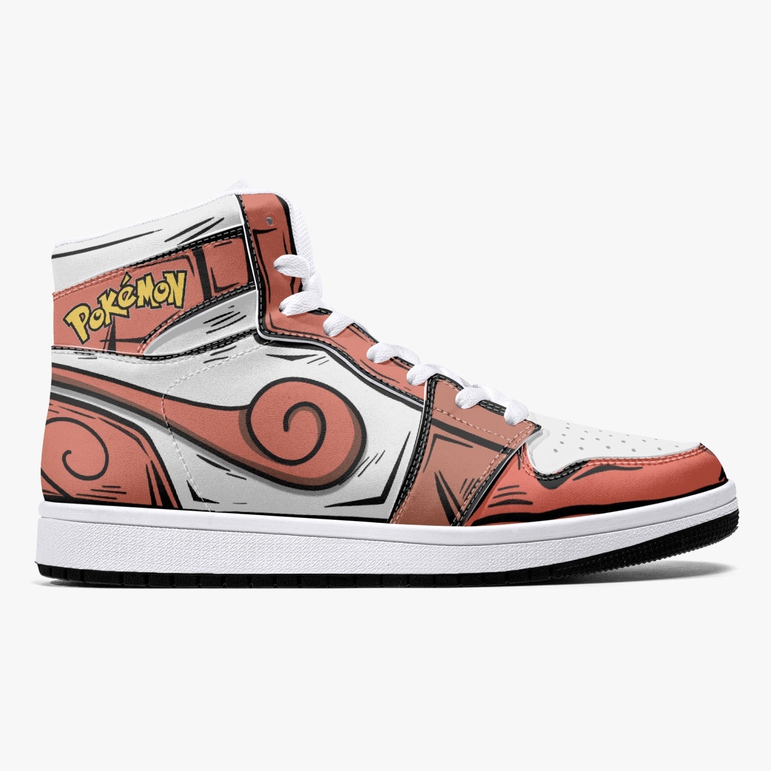 Vulpix Pokemon Mid 1 Basketball Shoes