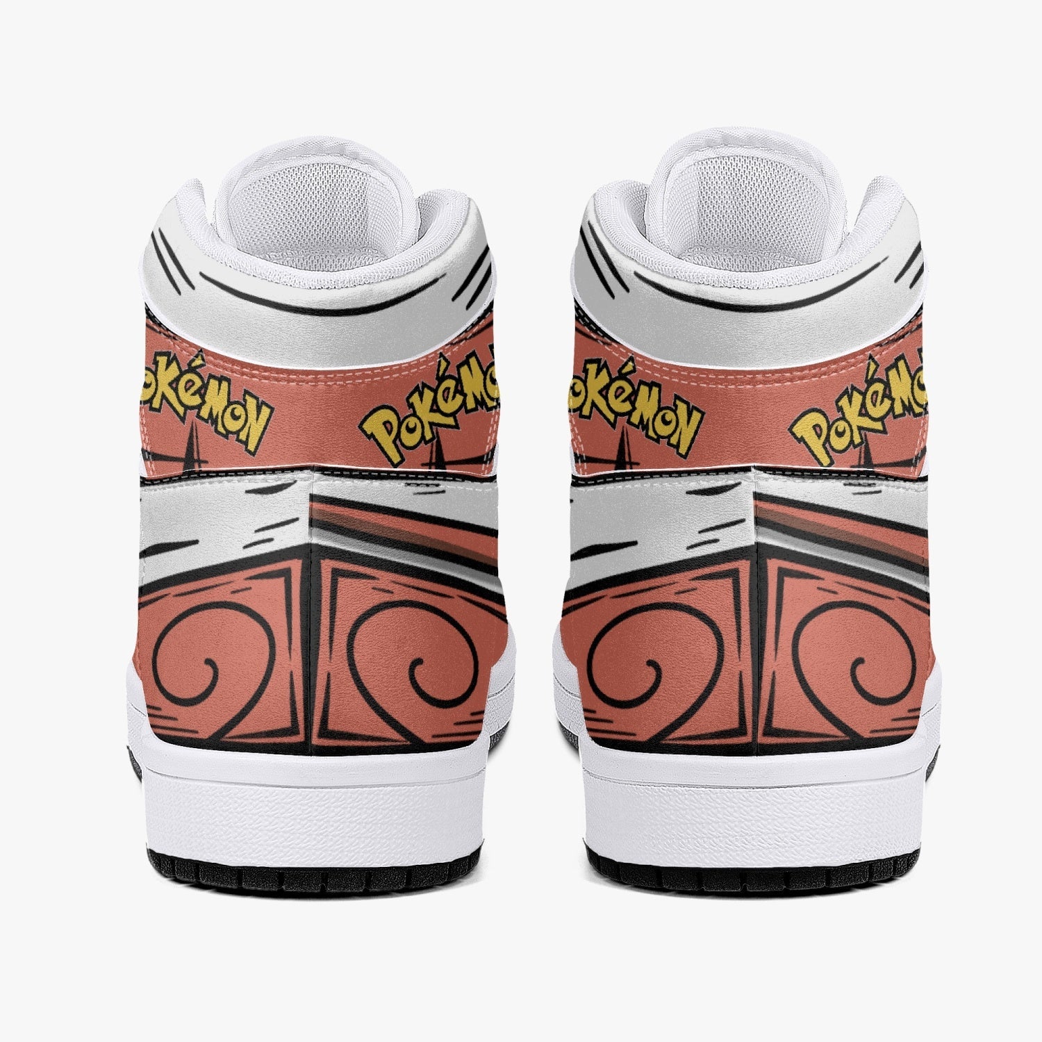 Vulpix Pokemon Mid 1 Basketball Shoes
