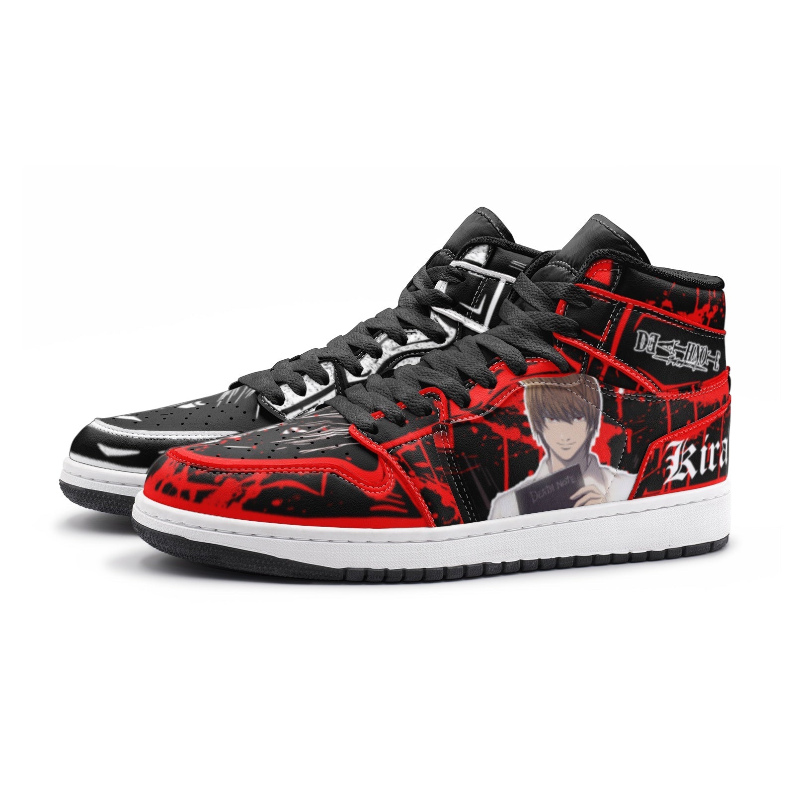 Yagami Light Kira and L Lawliet Desu Mid 1 Basketball Shoes