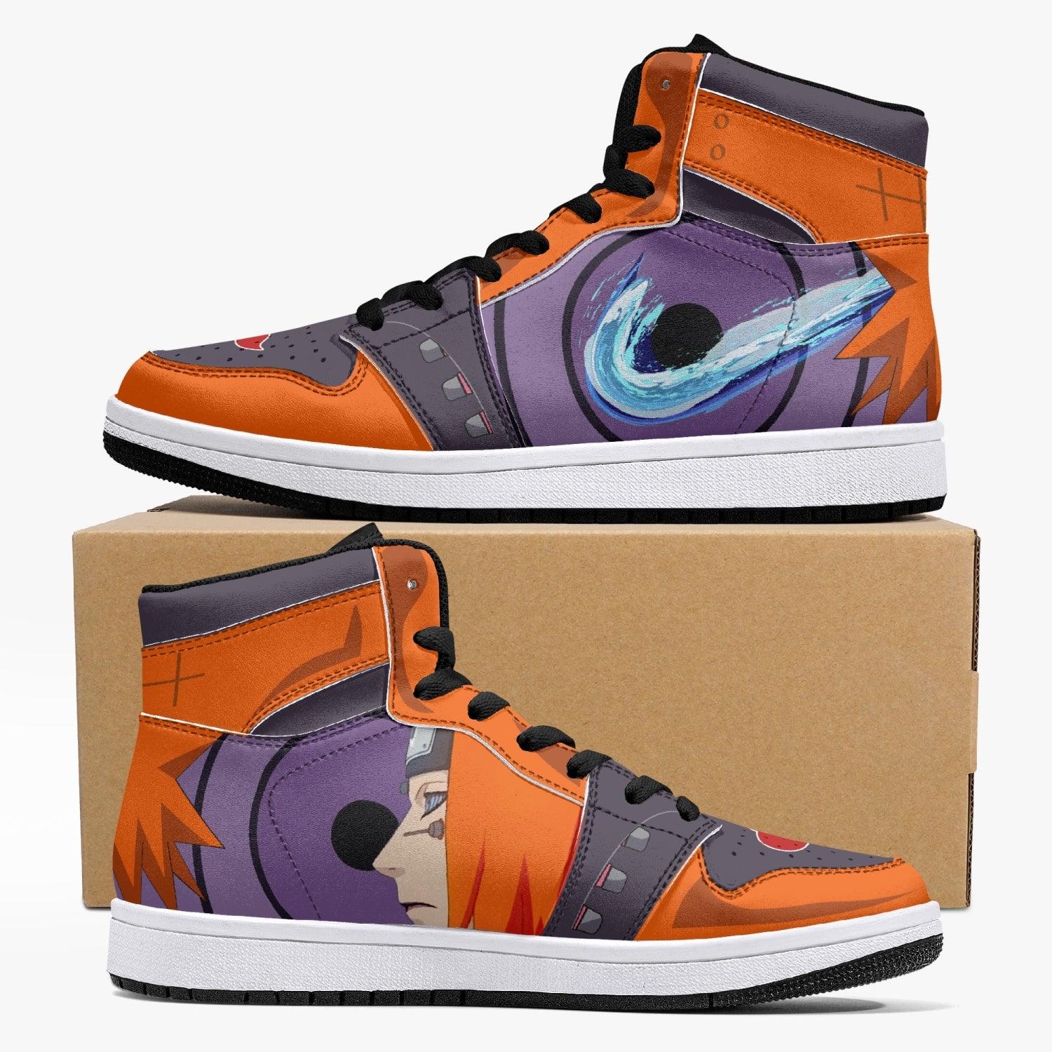 Yahiko Akatsuki Naruto Mid 1 Basketball Shoes