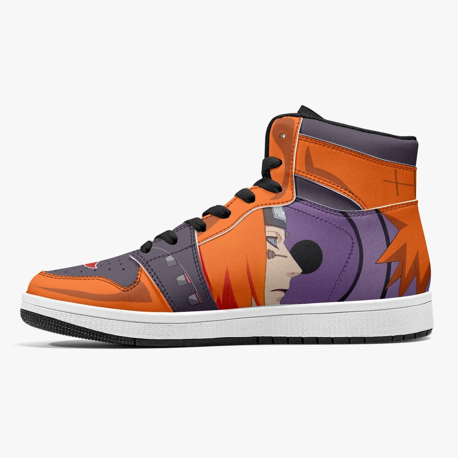 Yahiko Akatsuki Naruto Mid 1 Basketball Shoes