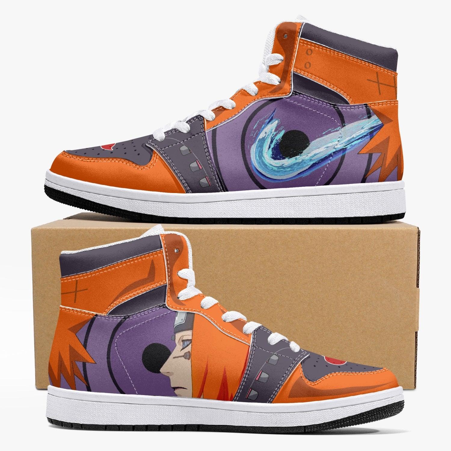 Yahiko Akatsuki Naruto Mid 1 Basketball Shoes