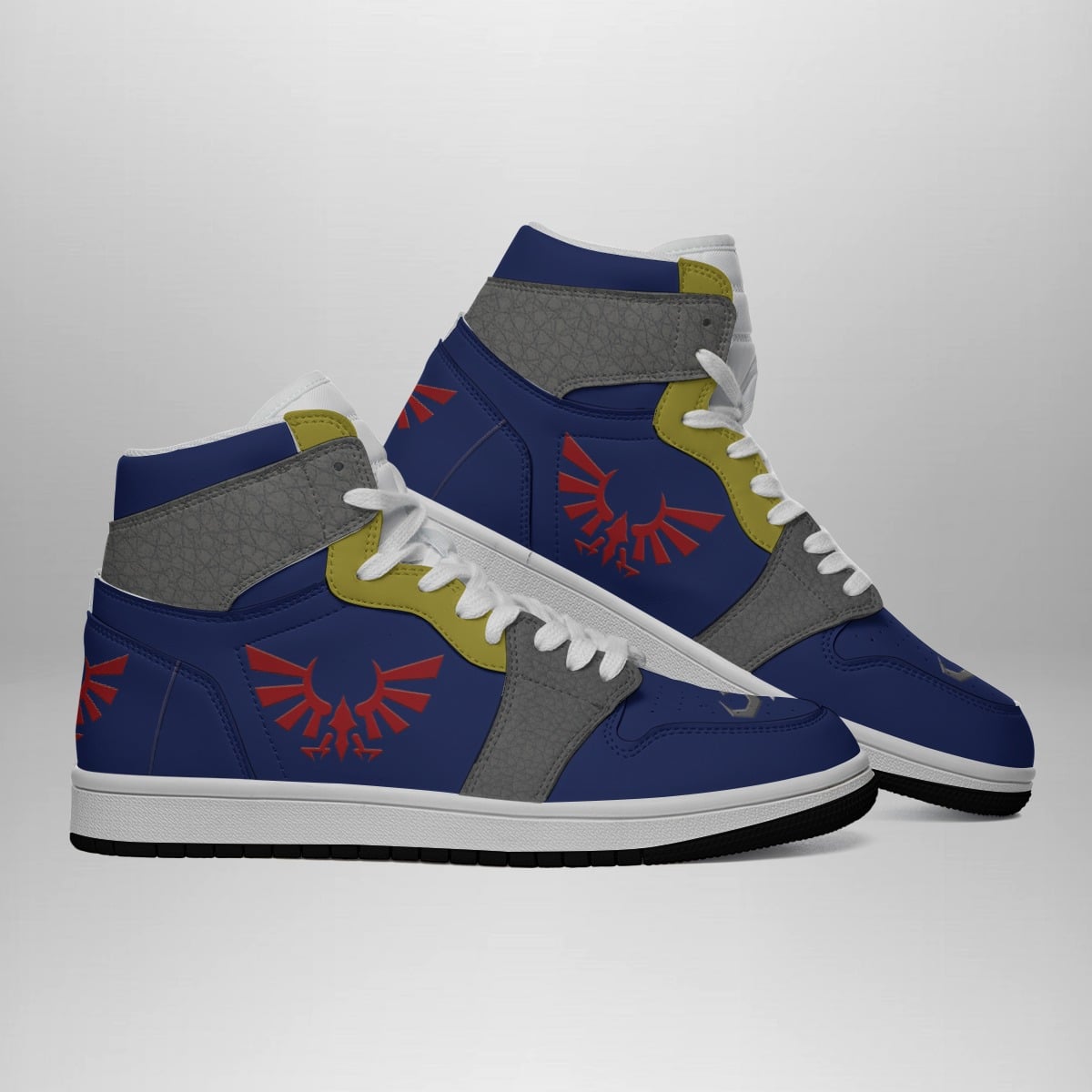 Zelda Shonen Mid 1 Basketball Shoes for Men and Women - Shield Style Sneakers