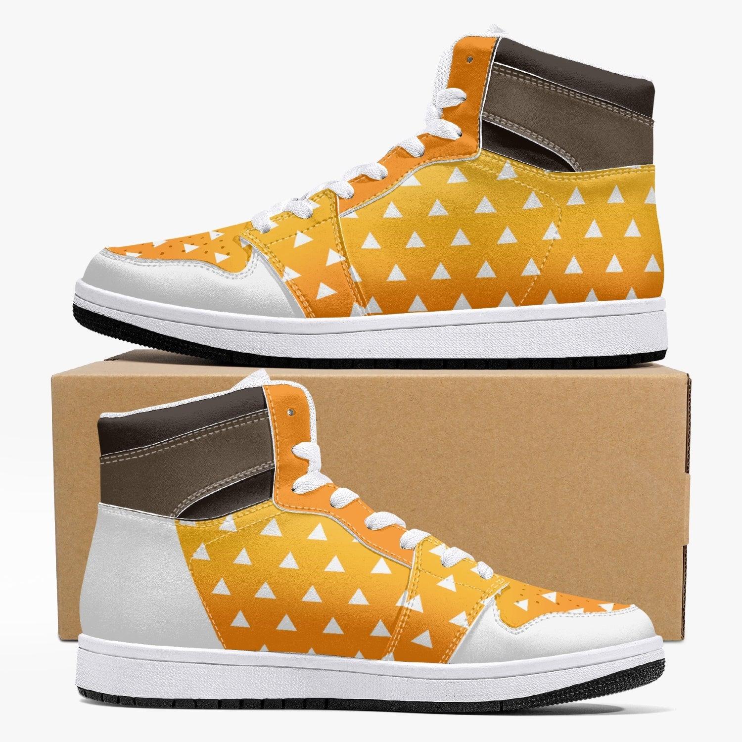 Zenitsu Agatsuma Demon Slayer 2 Mid 1 Basketball Shoes