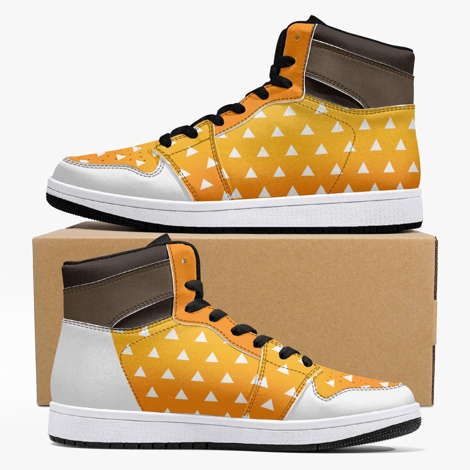 Zenitsu Agatsuma Demon Slayer 2 Mid 1 Basketball Shoes