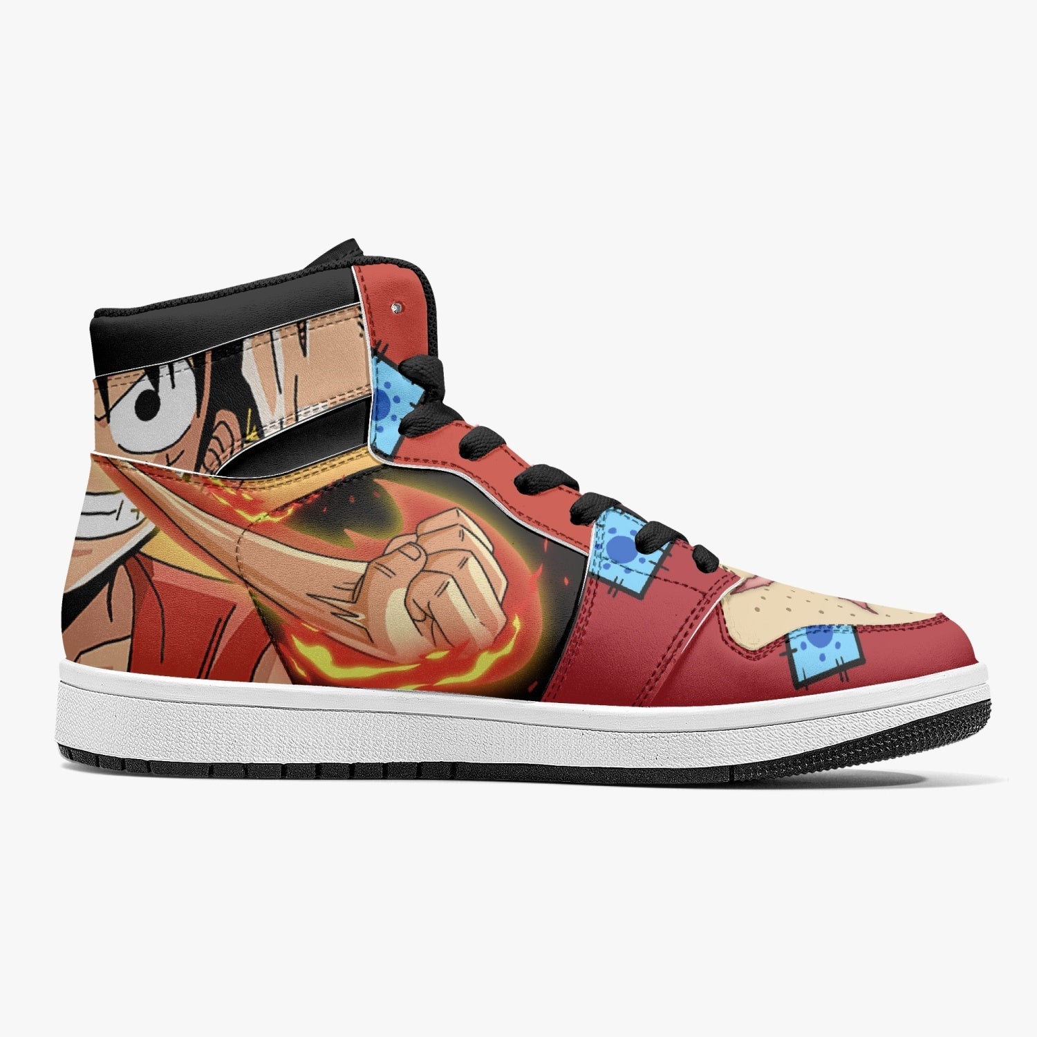Zoro and Luffy One Piece V2 Mid 1 Basketball Shoes