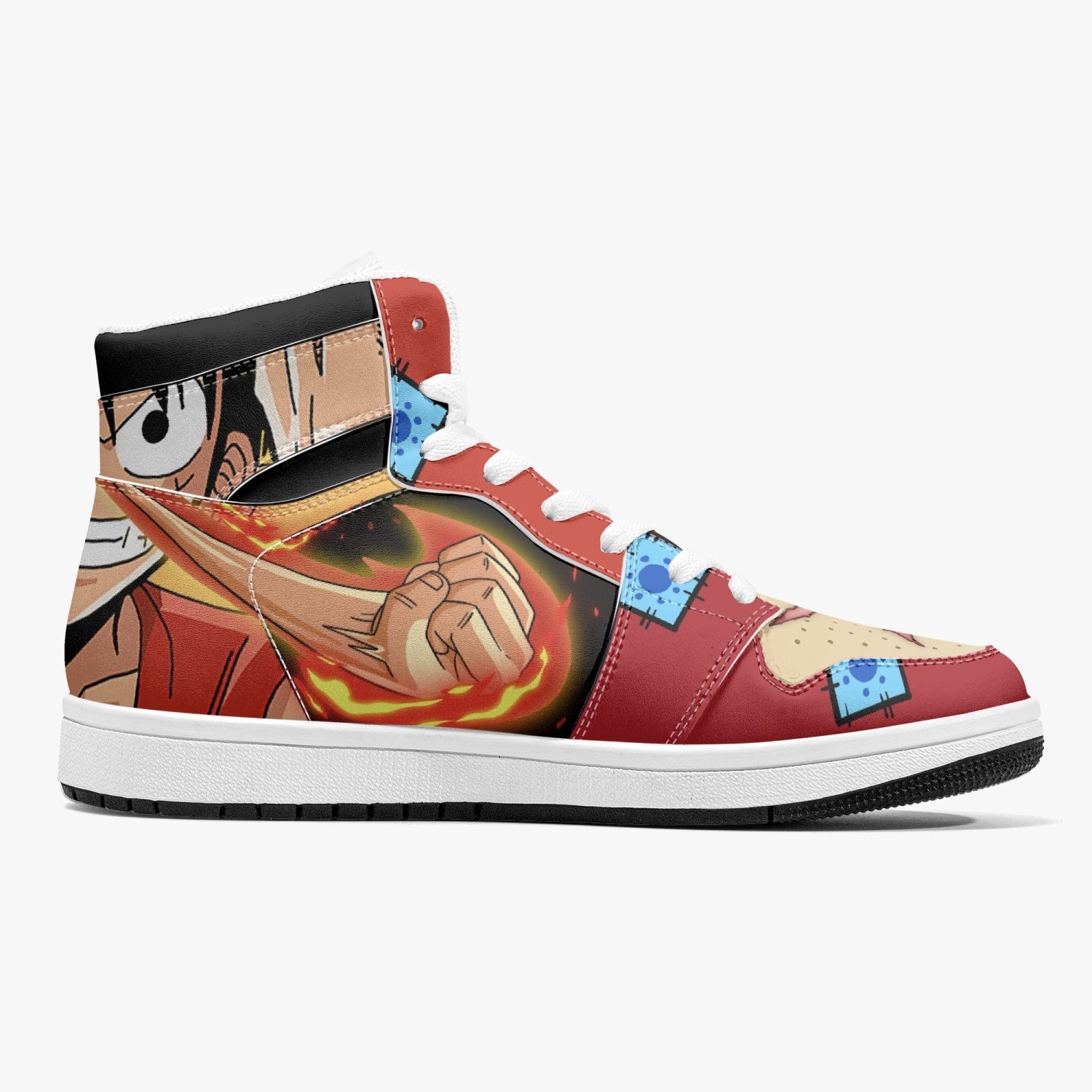 Zoro and Luffy One Piece V2 Mid 1 Basketball Shoes