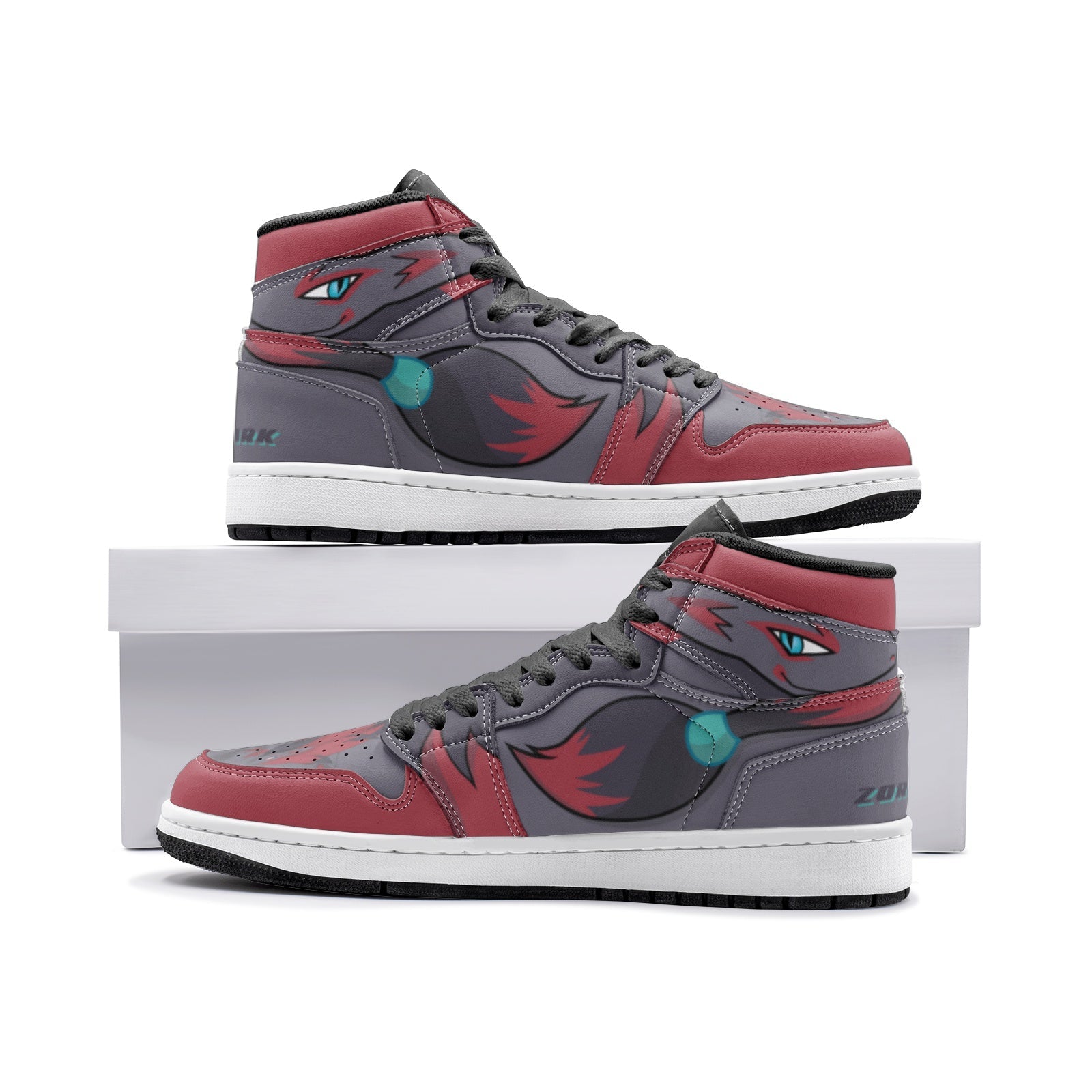 Zoroark Pokemon Mid 1 Basketball Shoes