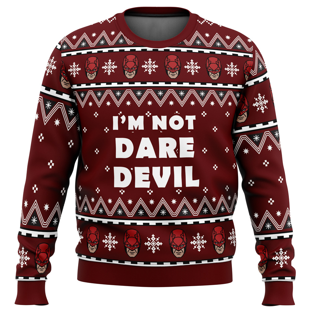 I'm not Daredevil Marvel Ugly Christmas Sweater