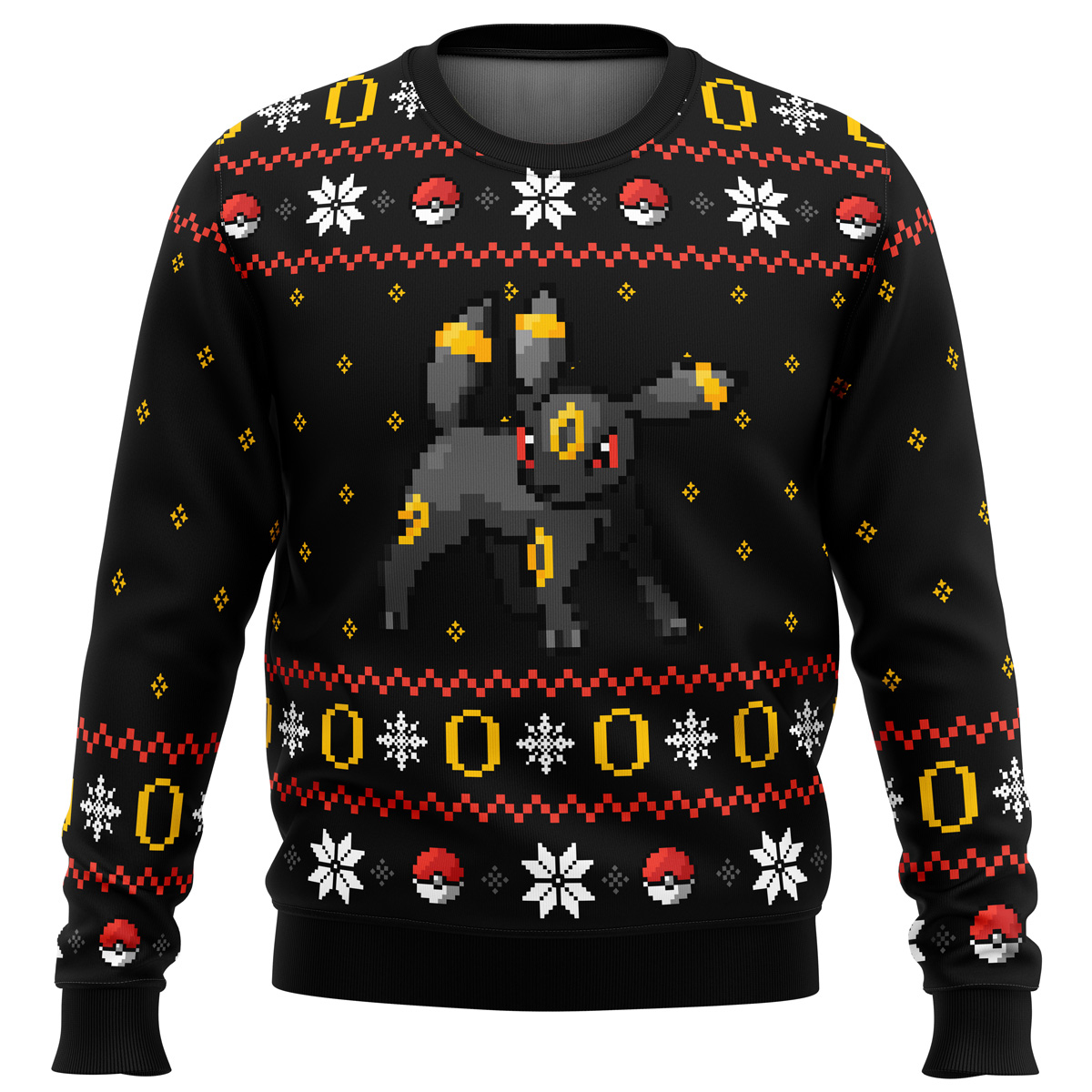 Pokemon Ring of Umbreon Ugly Christmas Sweater