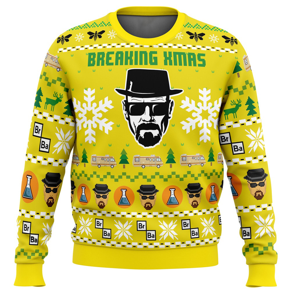 Breaking Xmas Breaking Bad Ugly Christmas Sweater