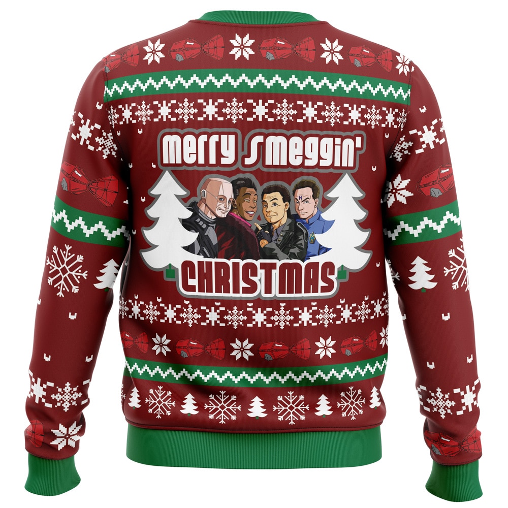 Merry Smeggin' Christmas Red Dwarf Ugly Christmas Sweater