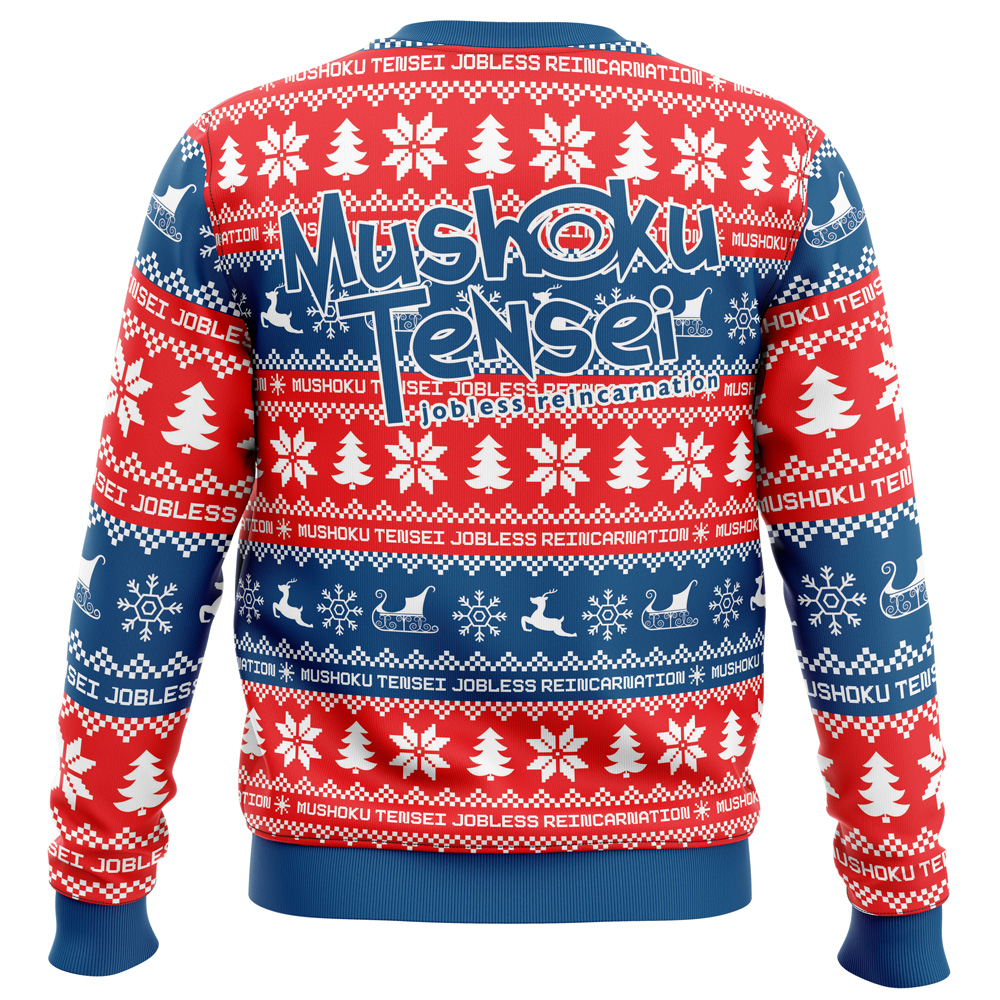 Christmas Joy Mushoku Tensei Jobless Reincarnation Ugly Christmas Sweater