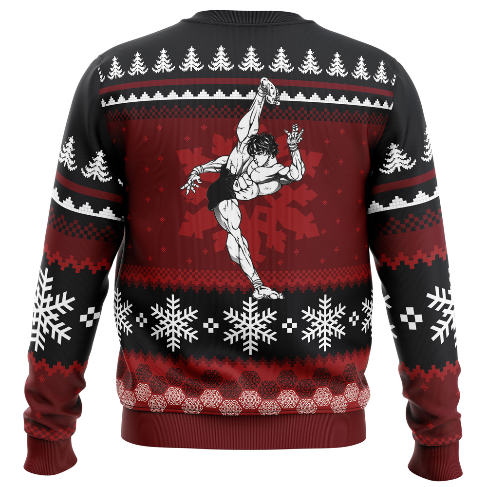 Axe Kick Baki Ugly Christmas Sweater