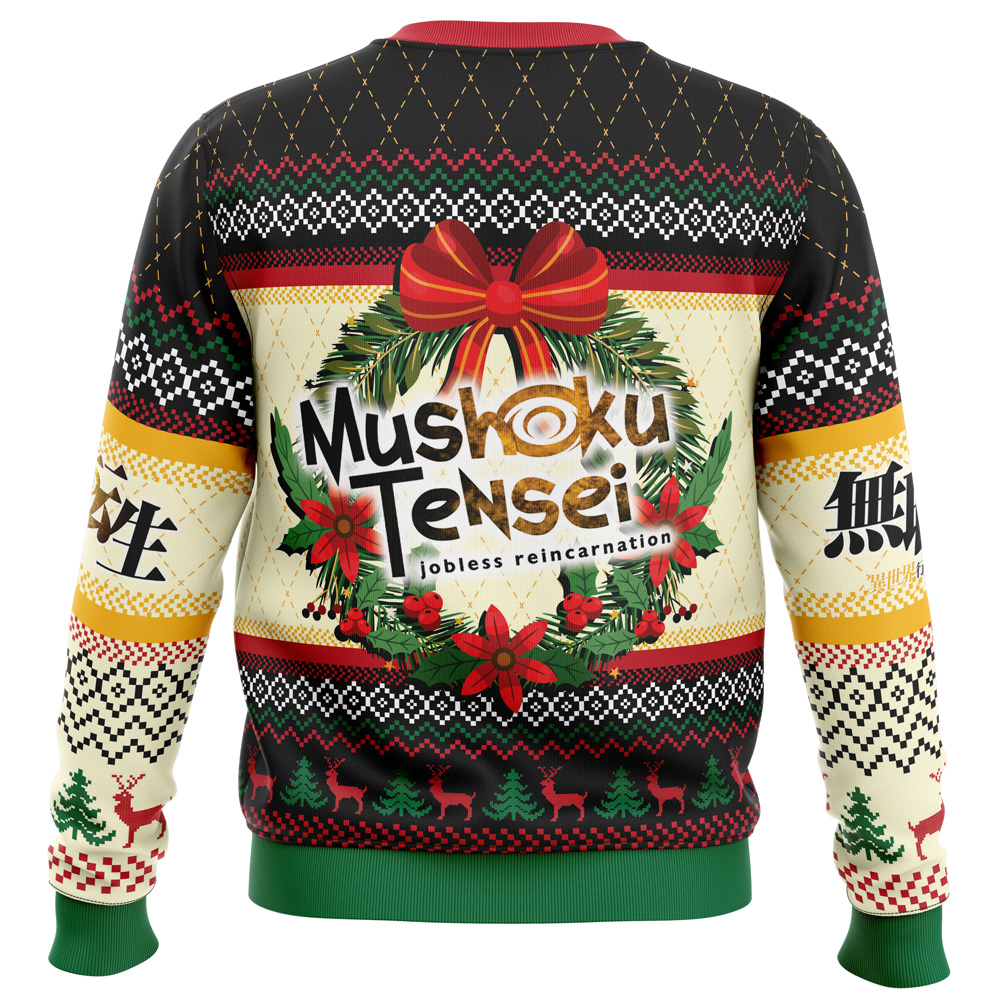 Christmas Is Here Mushoku Tensei Jobless Reincarnation Ugly Christmas Sweater