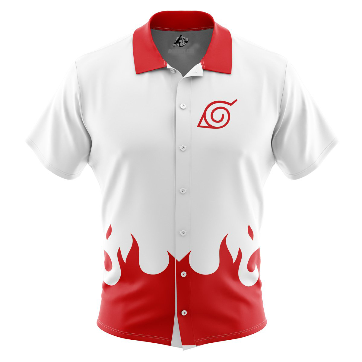 4th Hokage Naruto Button Up Hawaiian Shirt 198437