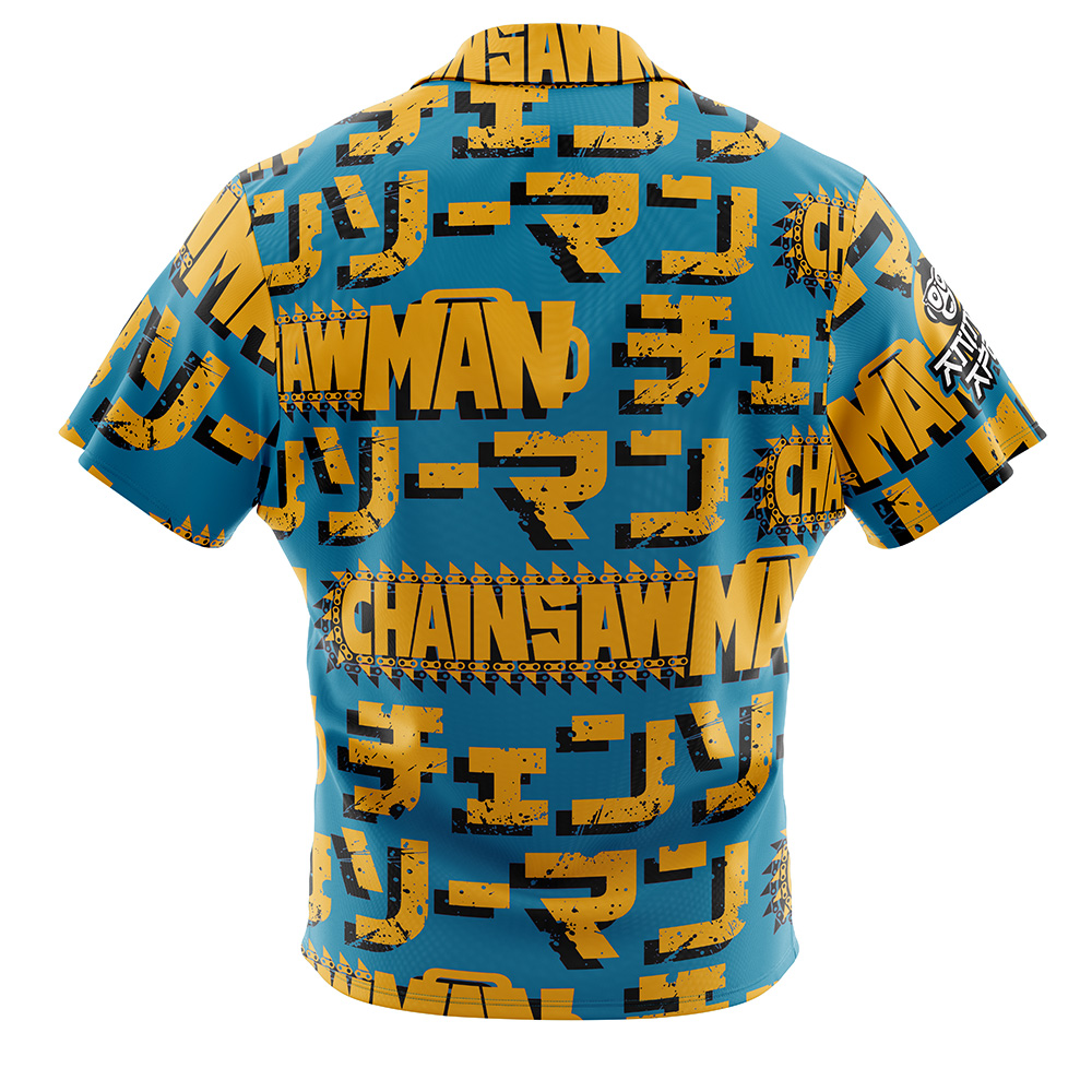 Aki Chainsaw Man Button Up Hawaiian Shirt