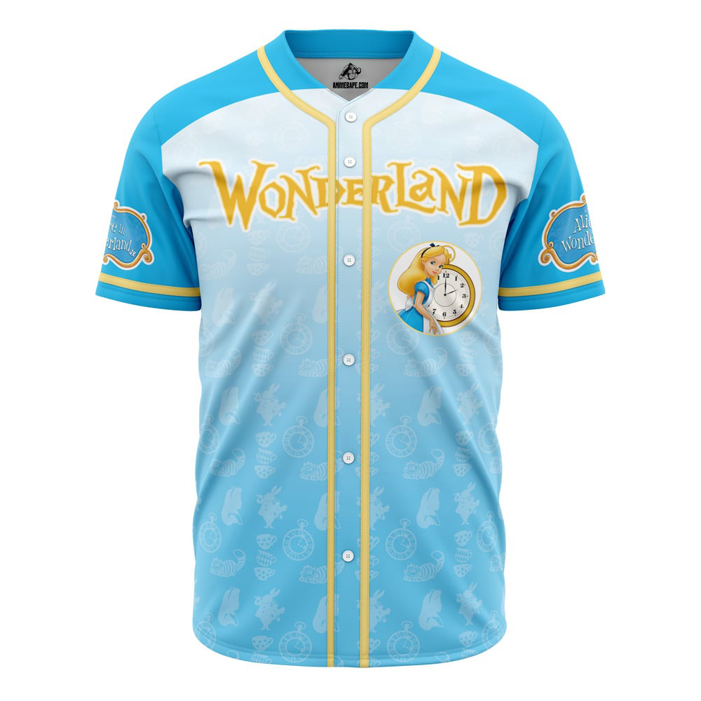 Alice in Wonderland V1 Disney Baseball Jersey