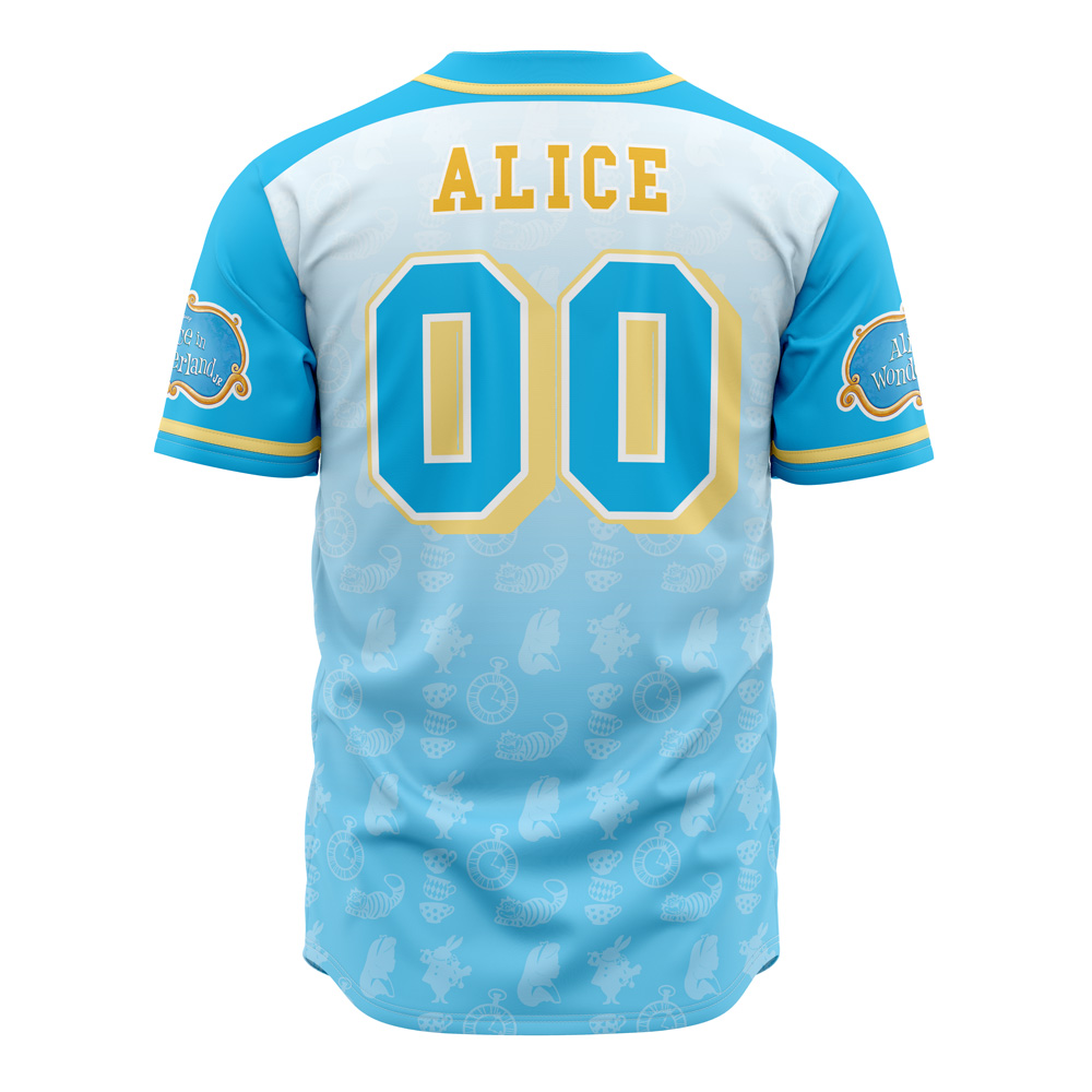 Alice in Wonderland V1 Disney Baseball Jersey