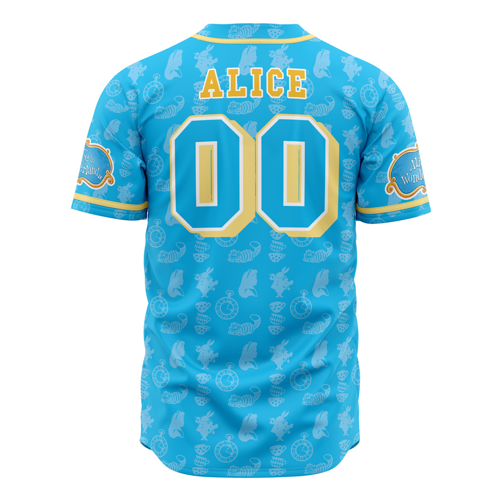 Alice in Wonderland V2 Disney Baseball Jersey