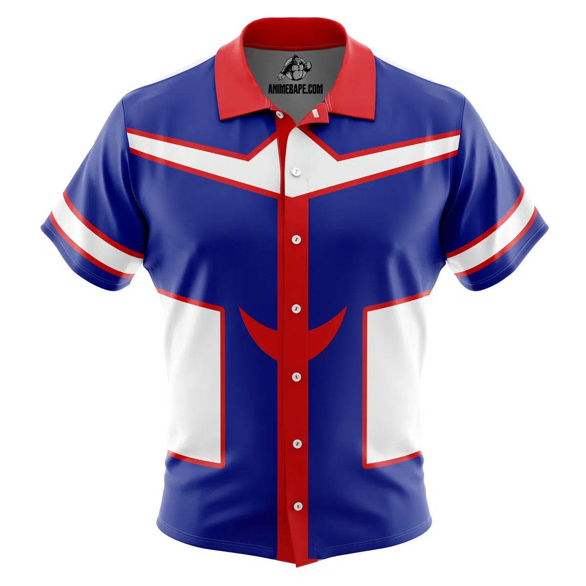 All Might My Hero Academia Button Up Hawaiian Shirt 703737