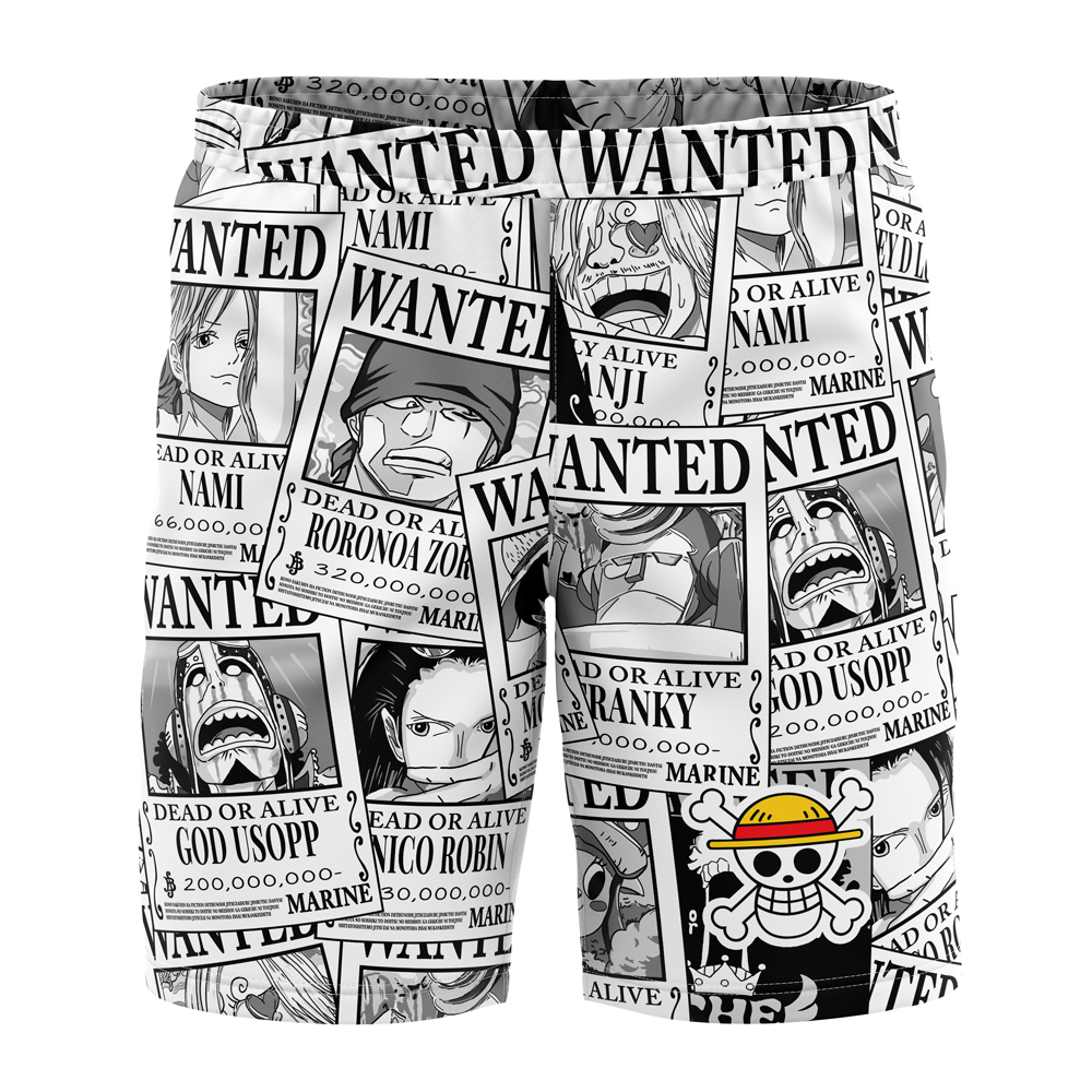 Aloha Strawhat One Piece Board Shorts Swim Trunks