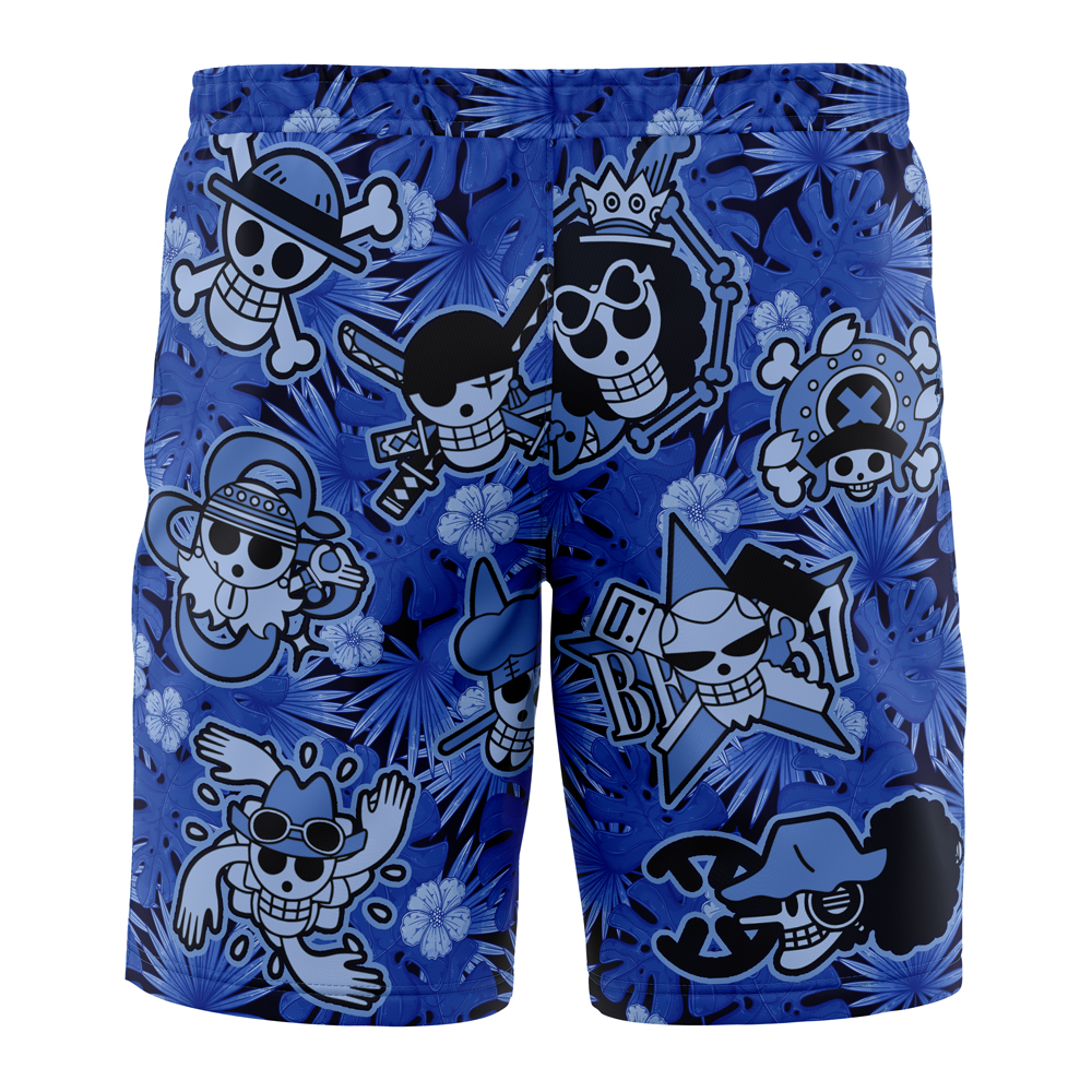 Aloha Theme One Piece Board Shorts Swim Trunks